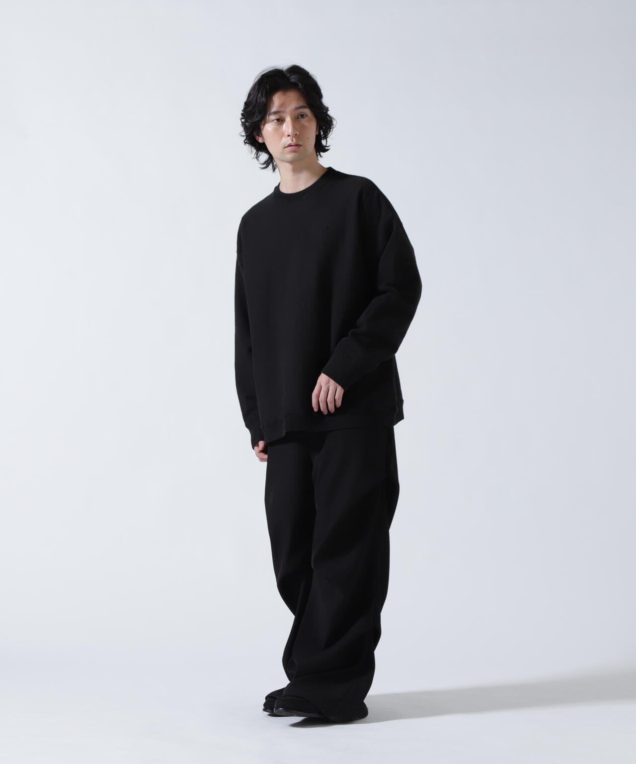 ATON(エイトン)GARMENT DYED URAKE | OVERSIZED PULLOVER