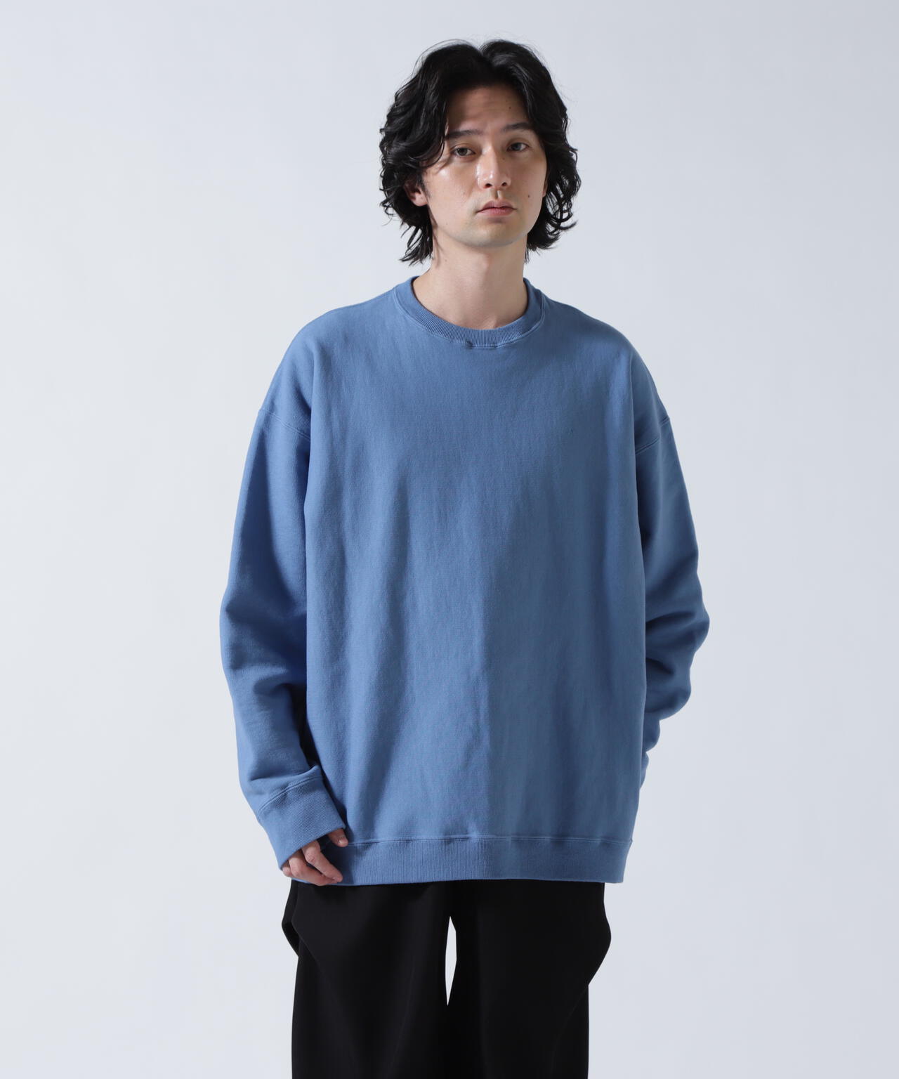 ATON / NATURAL DYED URAKE | OVERSIZED SWEAT SHIRT