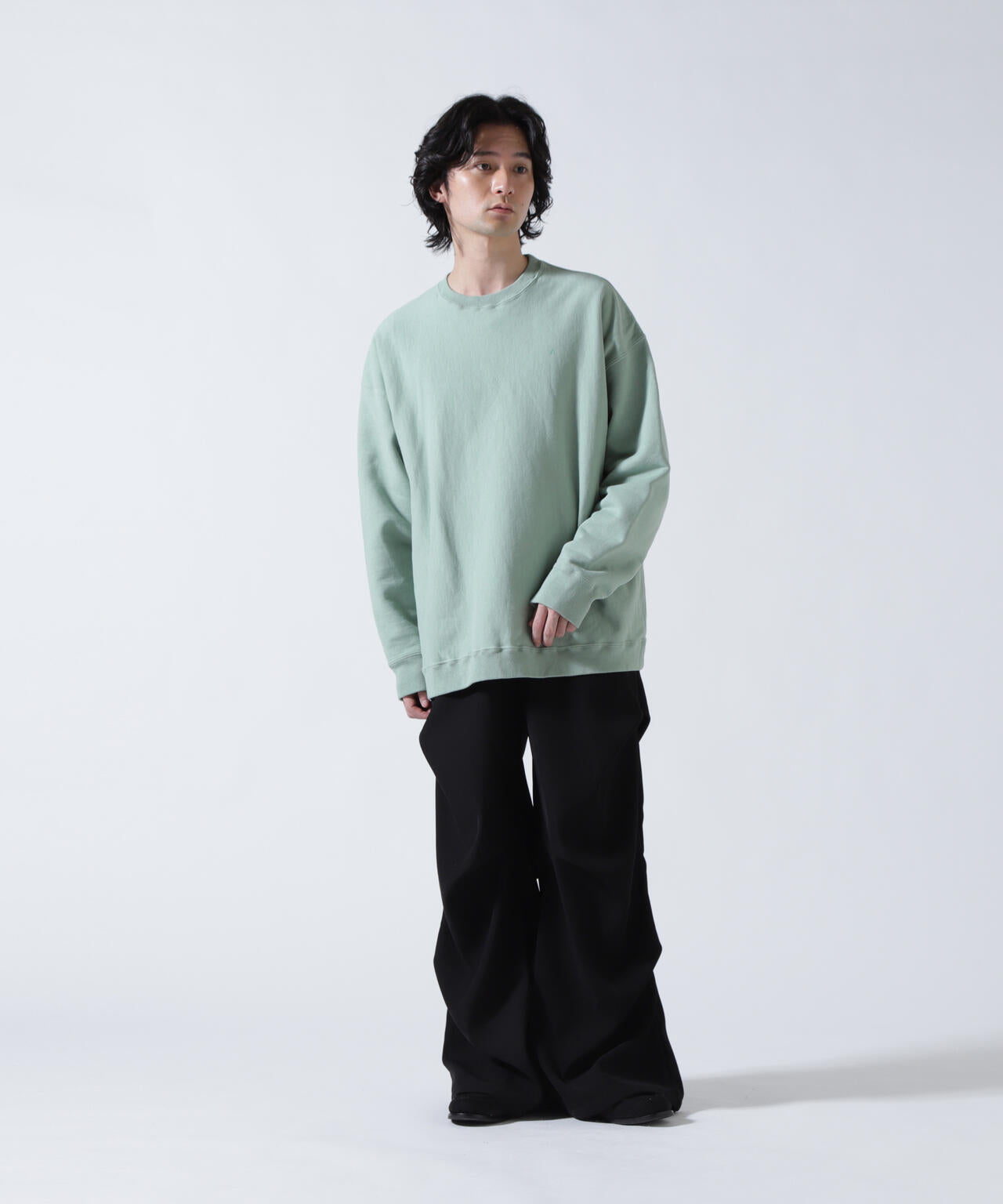 ATON / NATURAL DYED URAKE | OVERSIZED SWEAT SHIRT