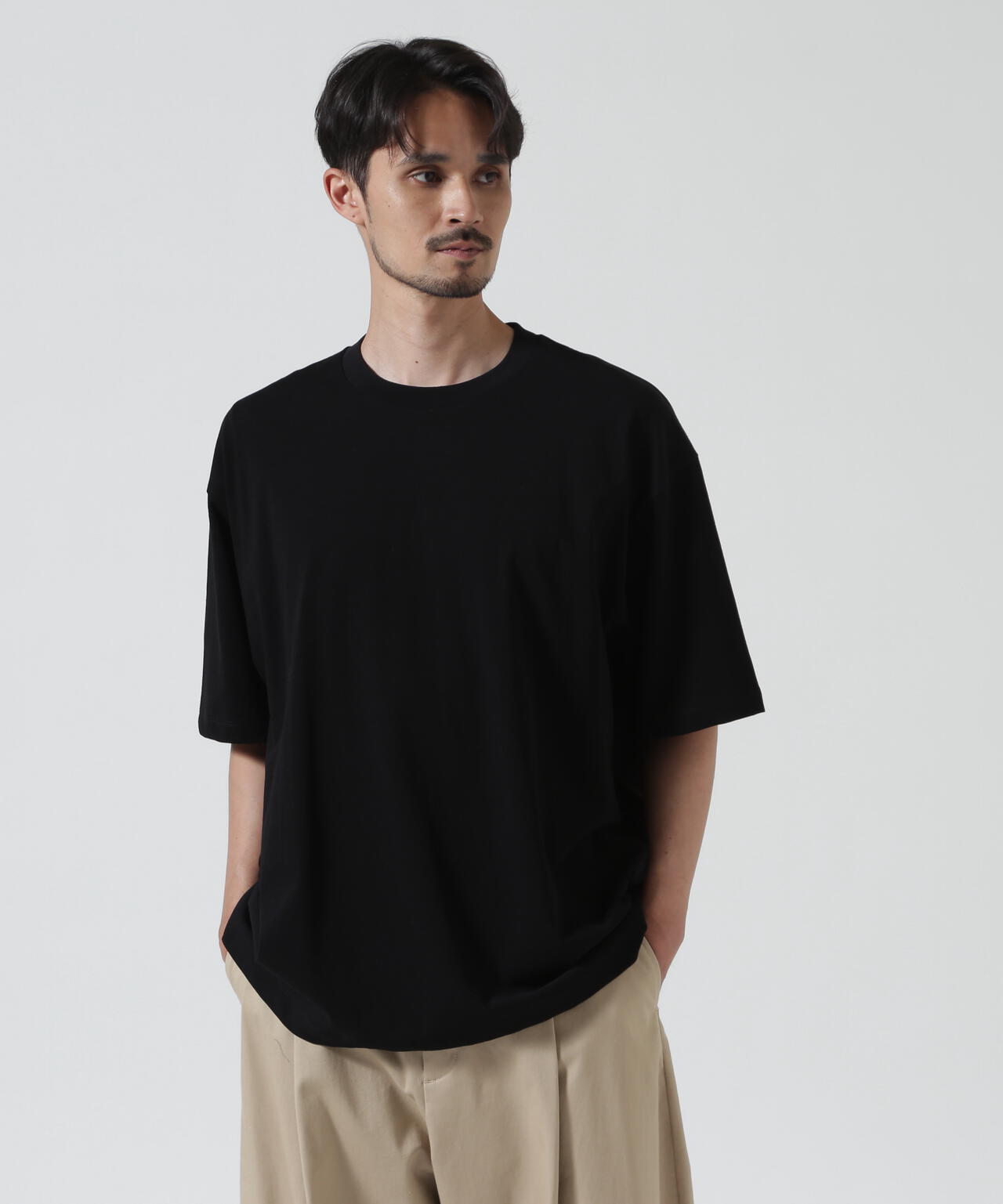 ATON (エイトン) FRESCA PLATE | LOOSE FIT T-SHIRT