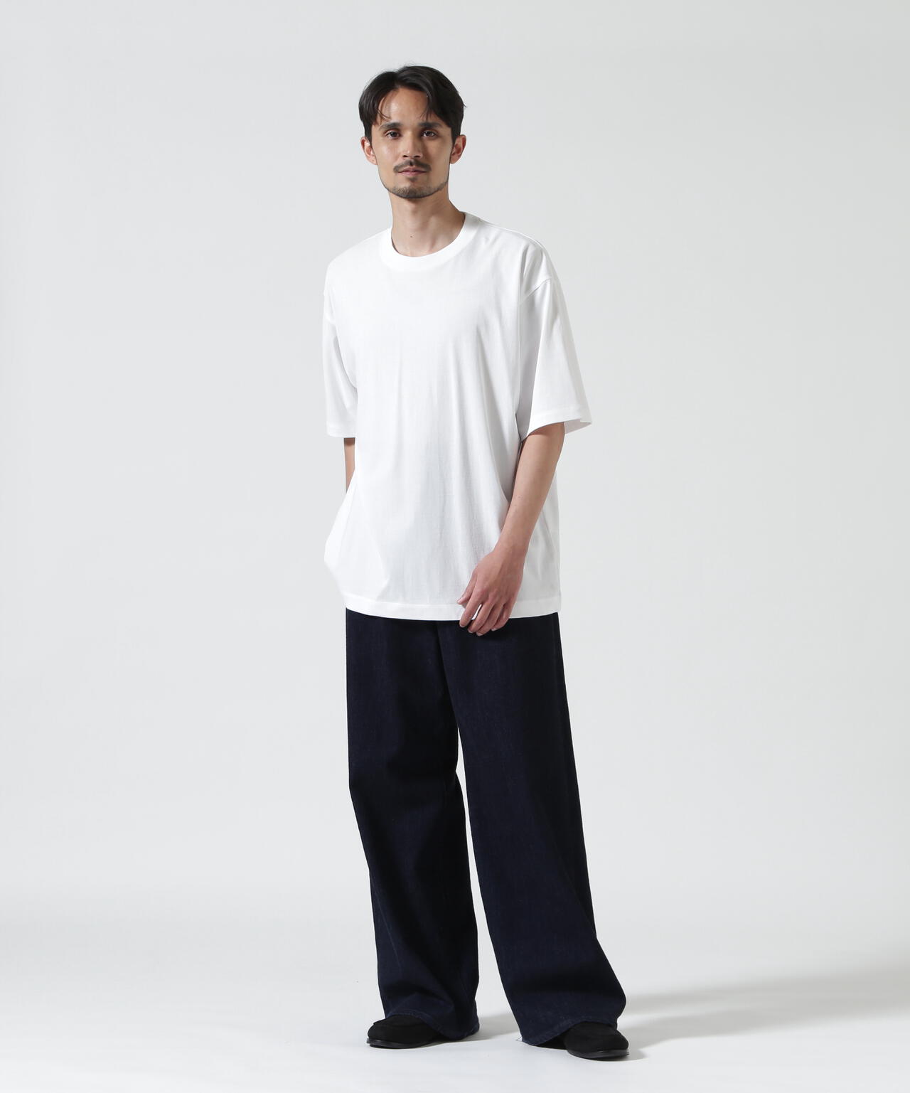 ATON (エイトン) FRESCA PLATE | LOOSE FIT T-SHIRT