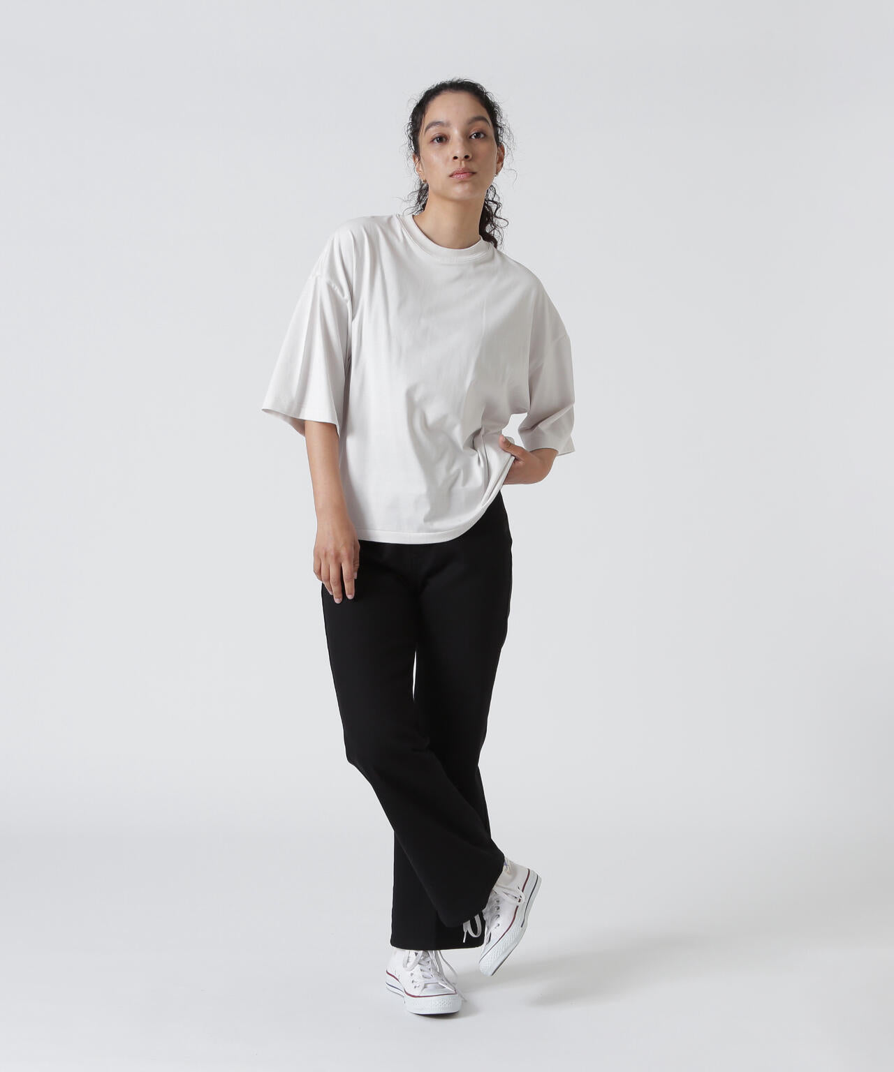 ATON (エイトン) SUVIN 60/2 | WIDE SLEEVE T-SHIRT