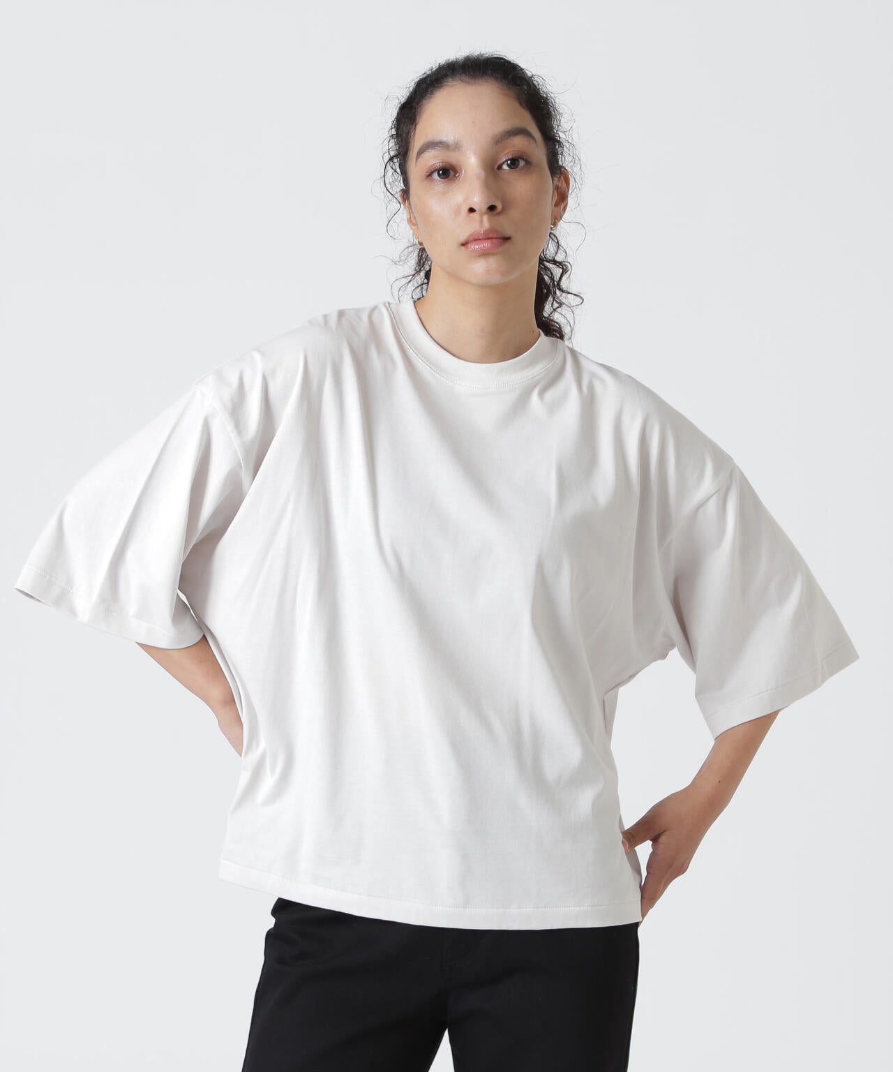 ATON (エイトン) SUVIN 60/2 | WIDE SLEEVE T-SHIRT