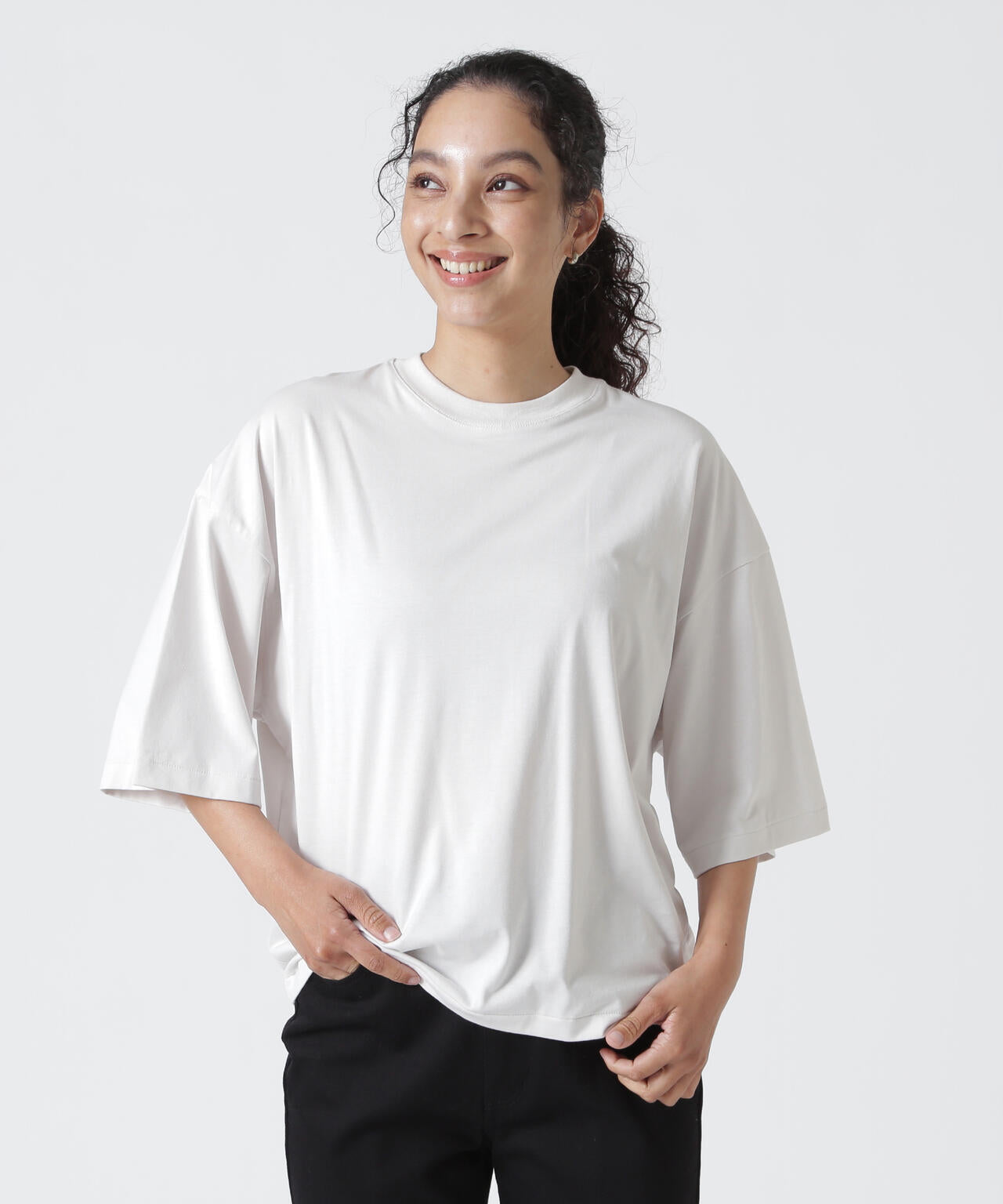 ATON (エイトン) SUVIN 60/2 | WIDE SLEEVE T-SHIRT
