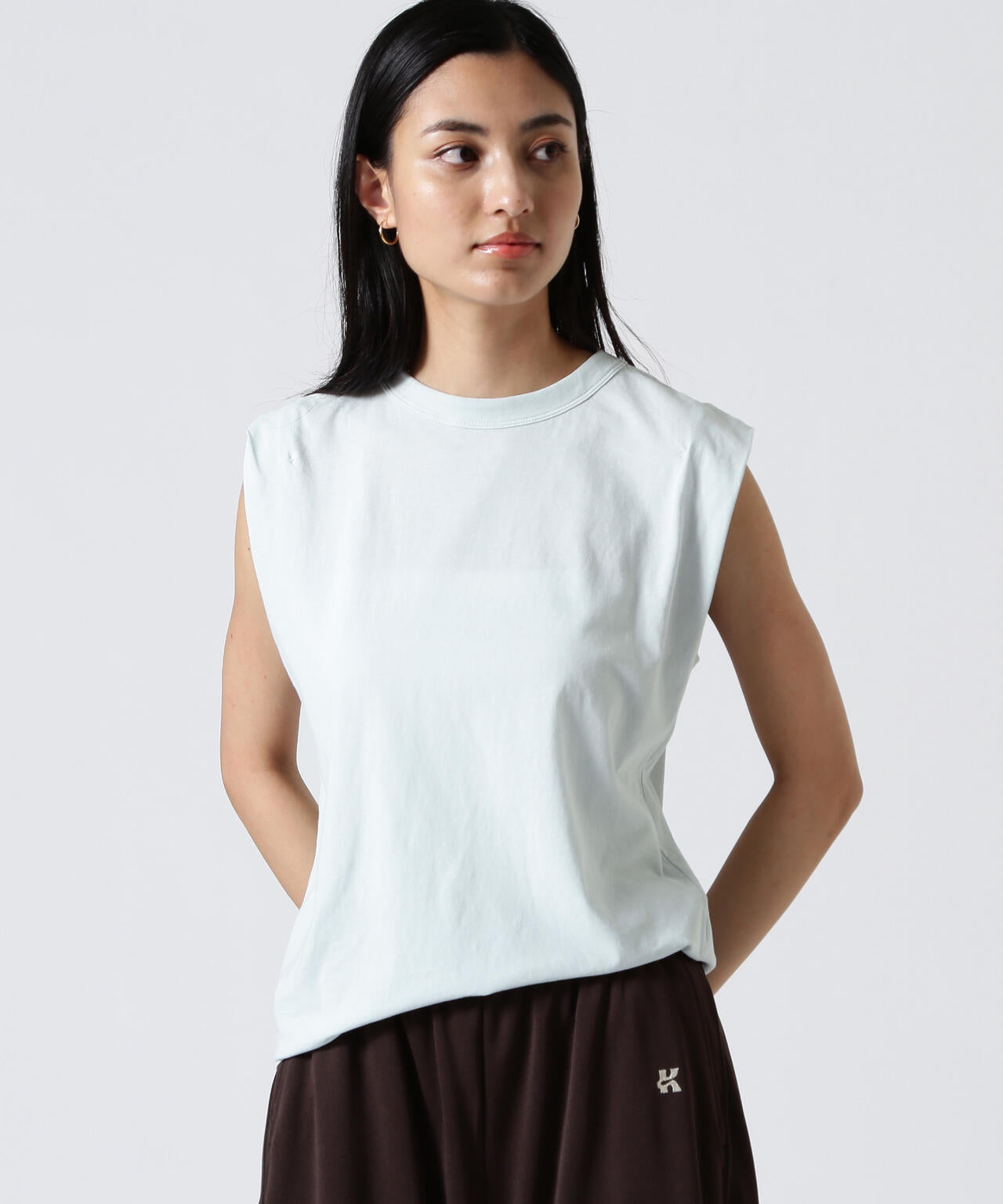 ATON (エイトン) FRESCA SINGLE JERSEY /TANK TOP