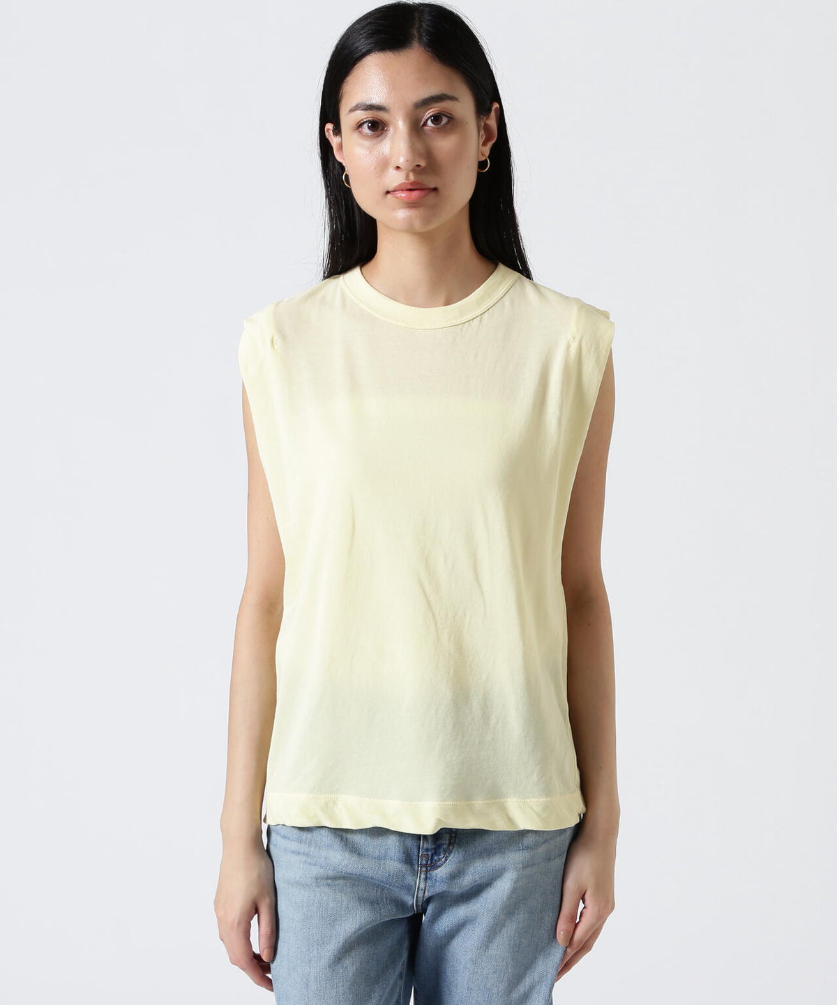 ATON (エイトン) FRESCA SINGLE JERSEY /TANK TOP