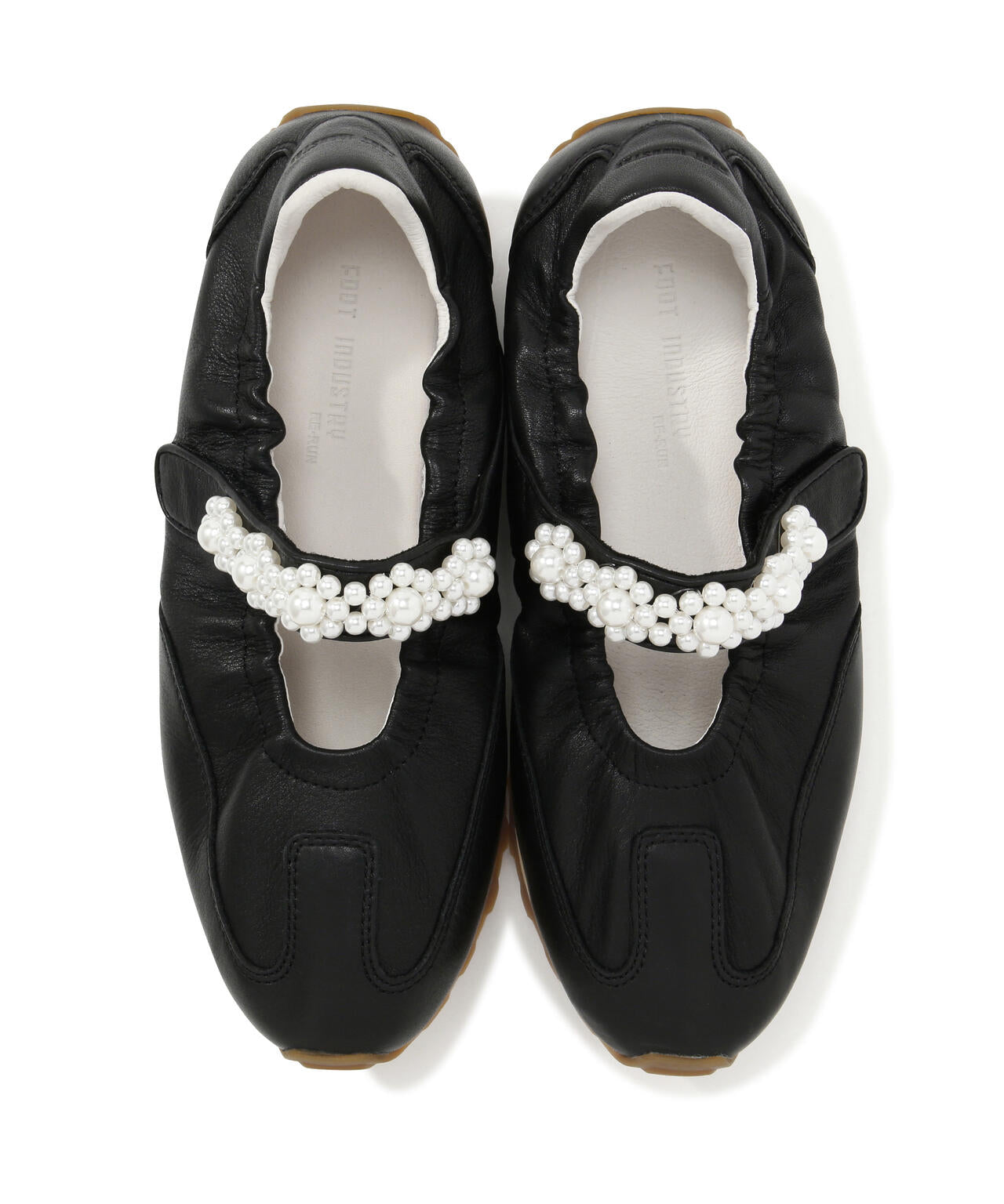 FOOT INDUSTRY(フット インダストリー)PEARL MARY JANE RUNNER/BLACK