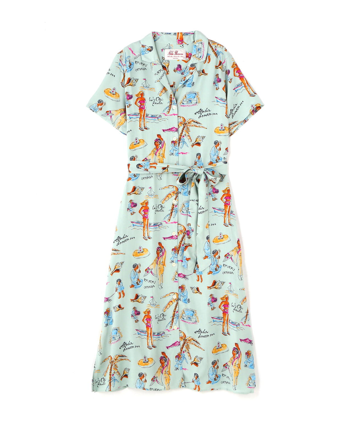 Aloha Blossom/アロハ ブロッサム/RYUKYU SOUVENIR DRESS MINT