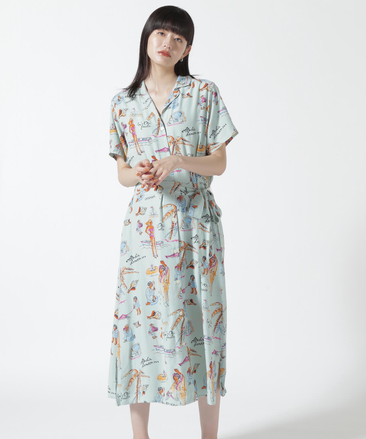 Aloha Blossom/アロハ ブロッサム/RYUKYU SOUVENIR DRESS MINT