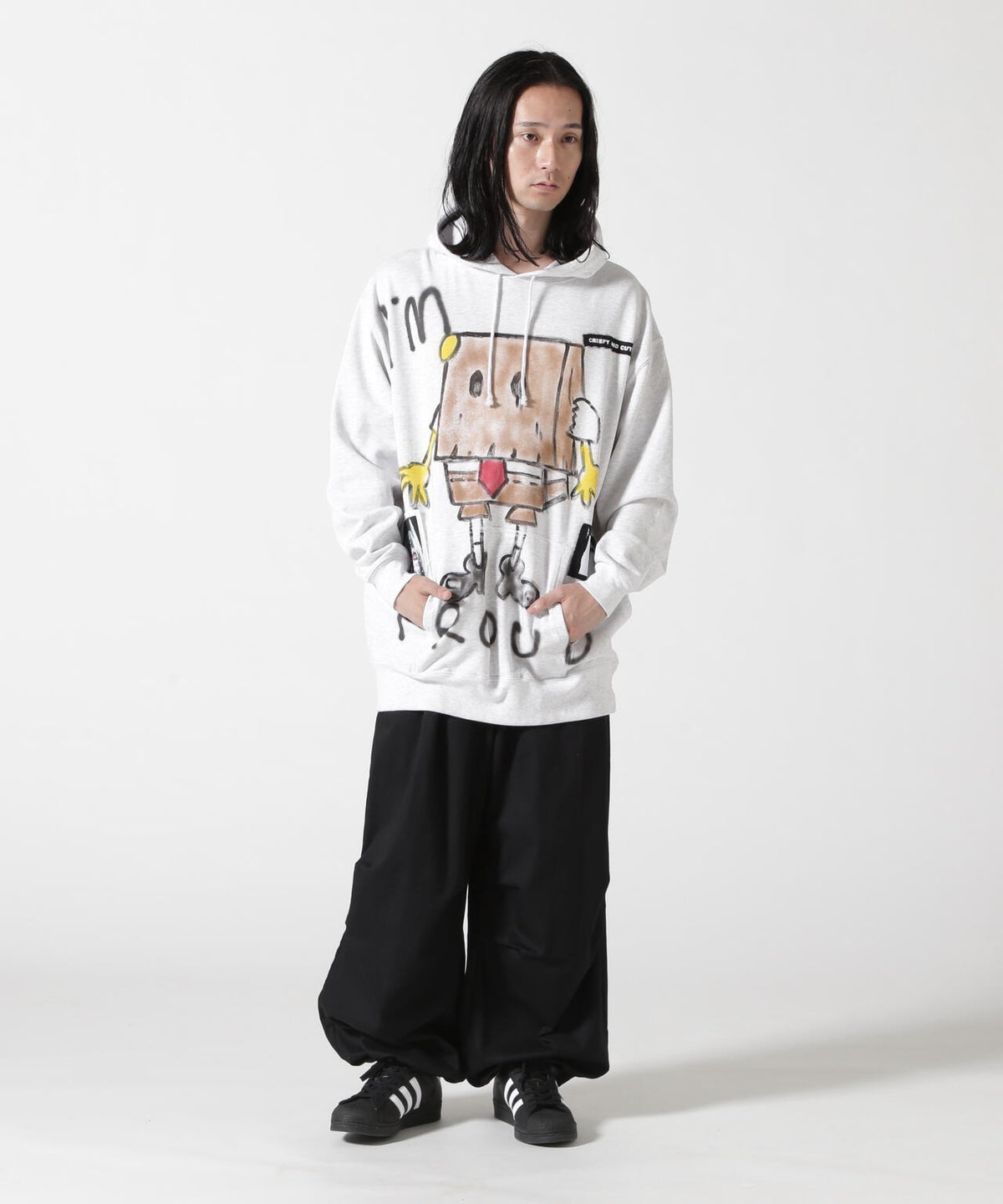 guernika/ゲルニカ/Hand Painted Hoodie - ANONYMOUSE