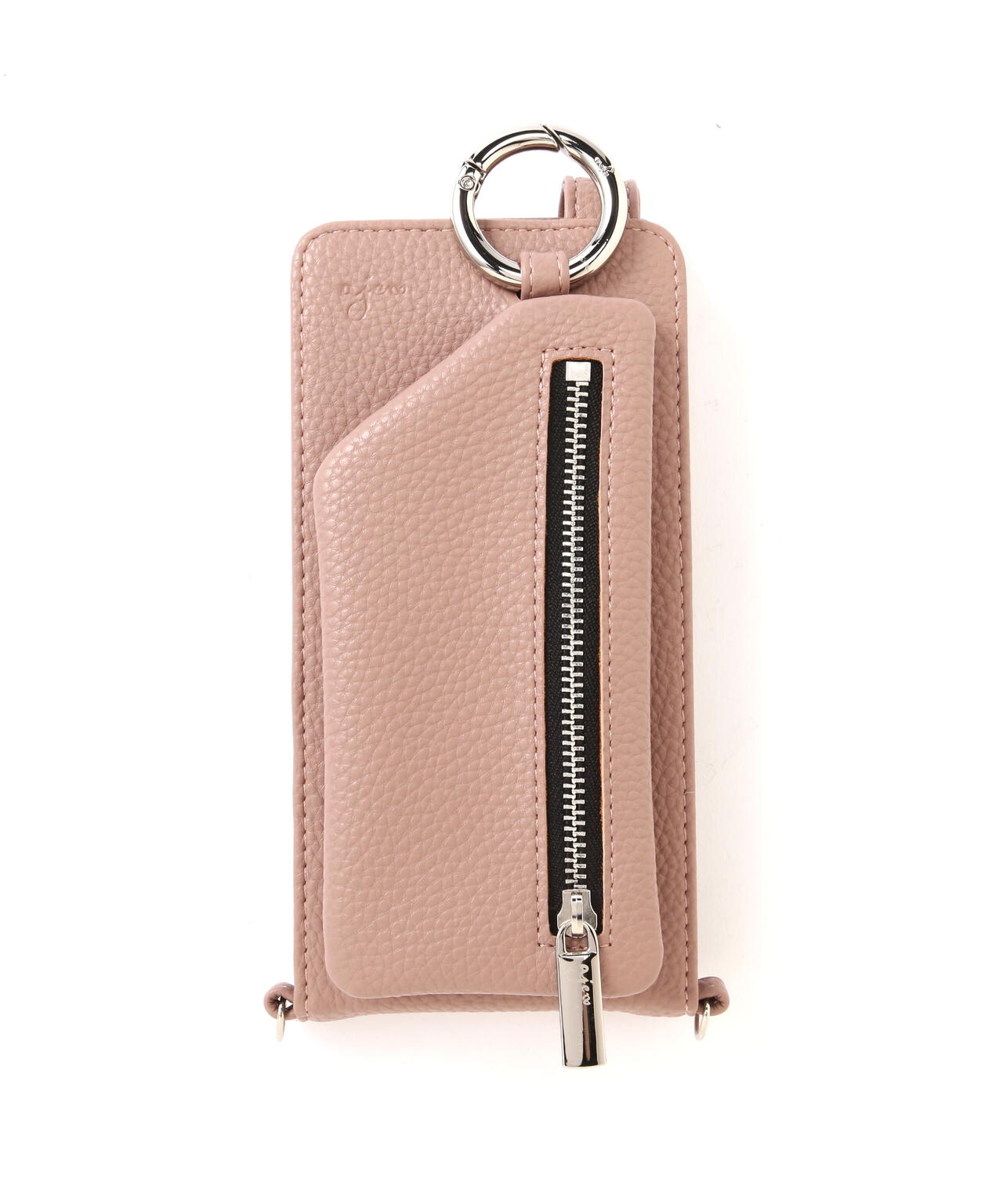 ajew/エジュー/【ひも付き マルチ対応 Mサイズ】zipphone case shoulder