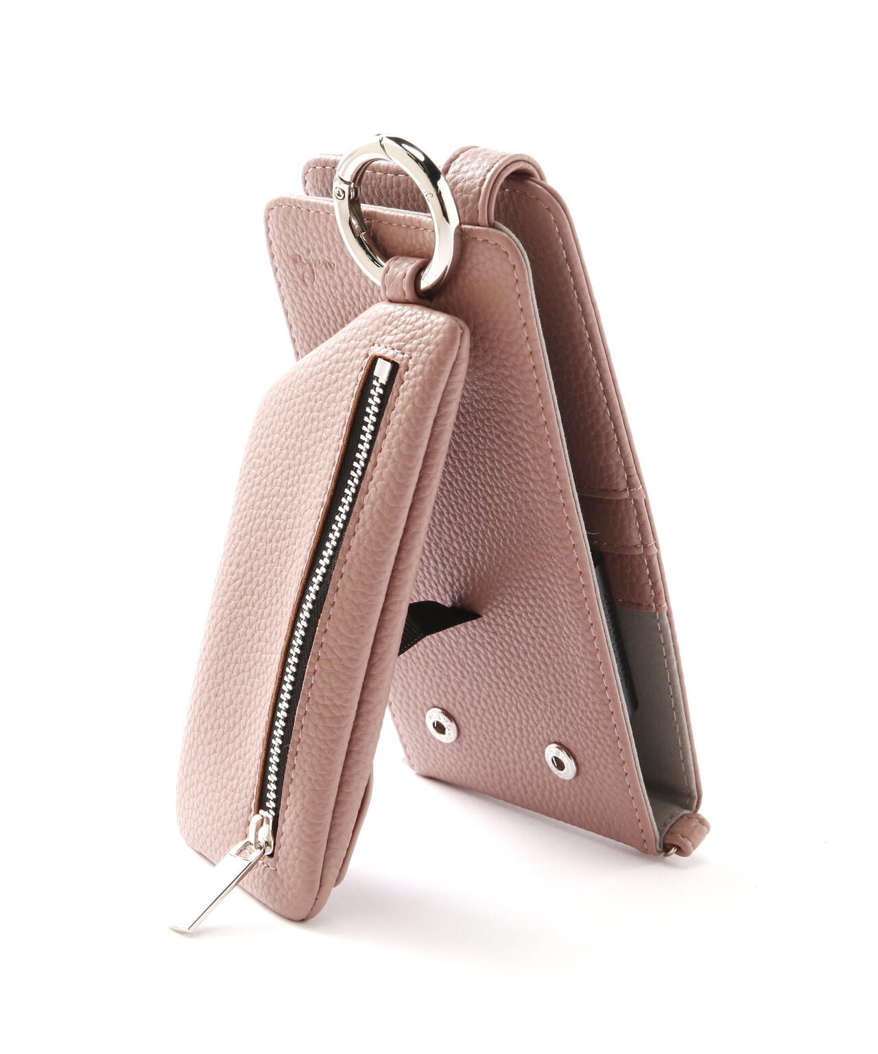 ajew/エジュー/【ひも付き マルチ対応 Mサイズ】zipphone case shoulder