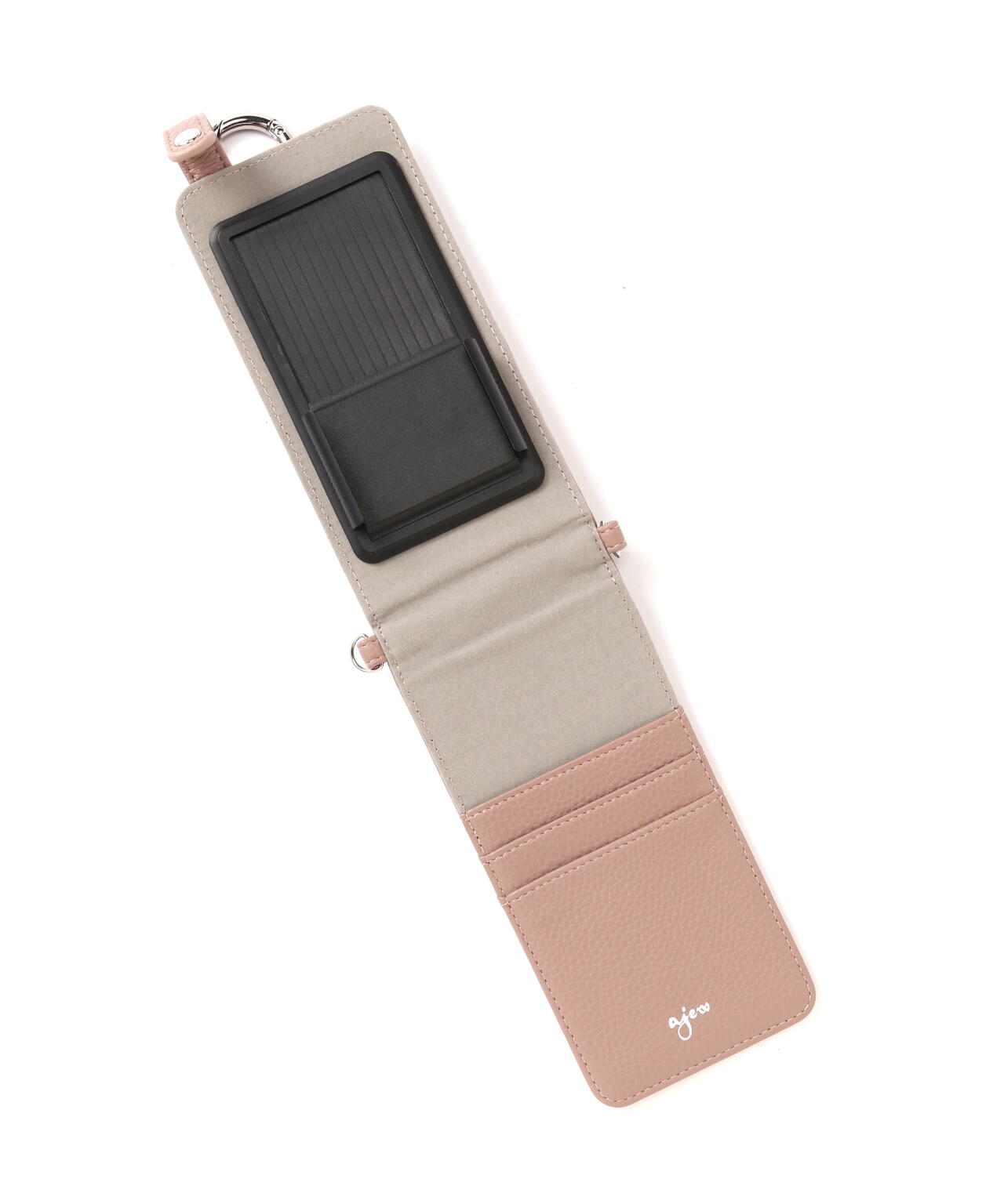 ajew/エジュー/【ひも付き マルチ対応 Mサイズ】zipphone case shoulder