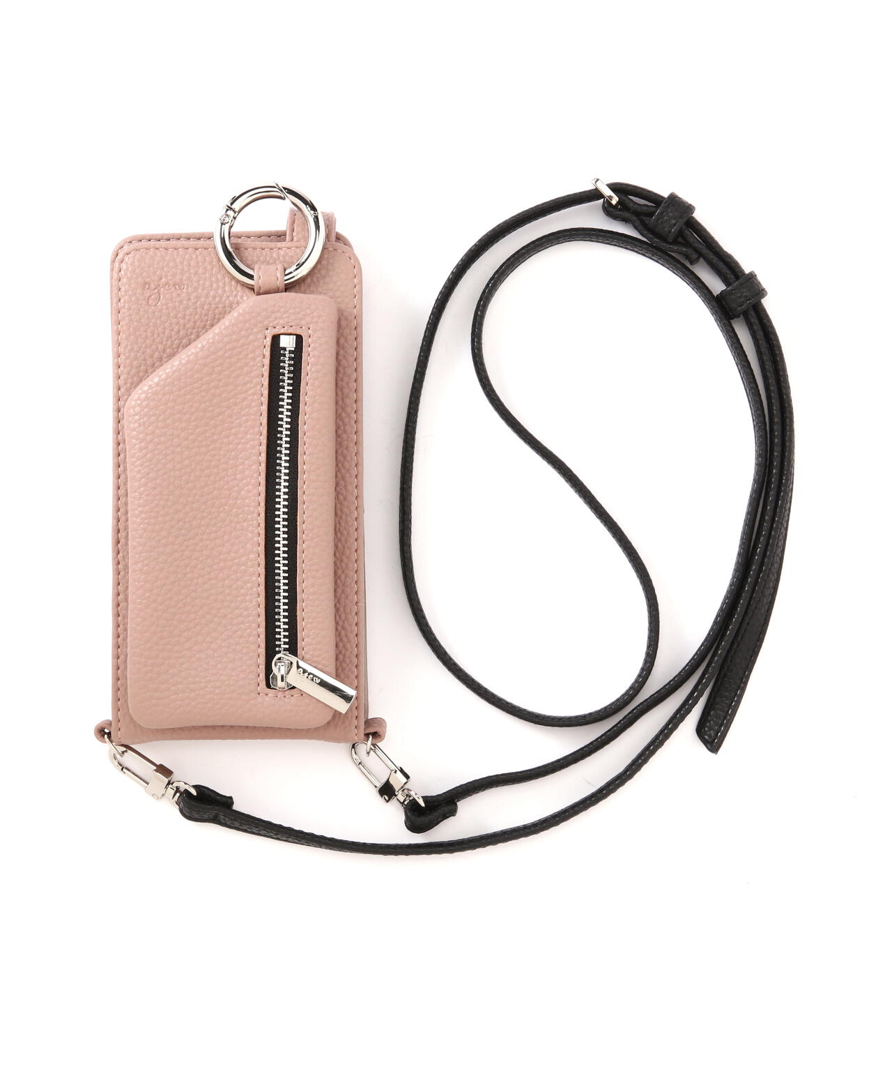 ajew/エジュー/【ひも付き マルチ対応 Mサイズ】zipphone case shoulder