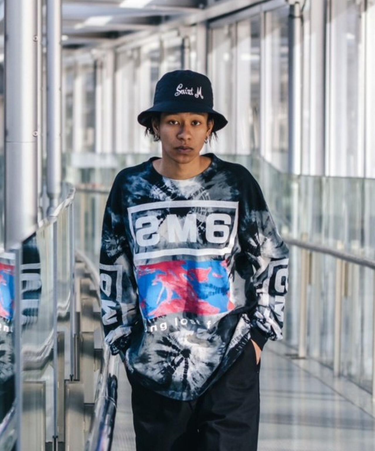 SAINT MICHAEL/セント マイケルLS TEE/SM6/TIE DYE