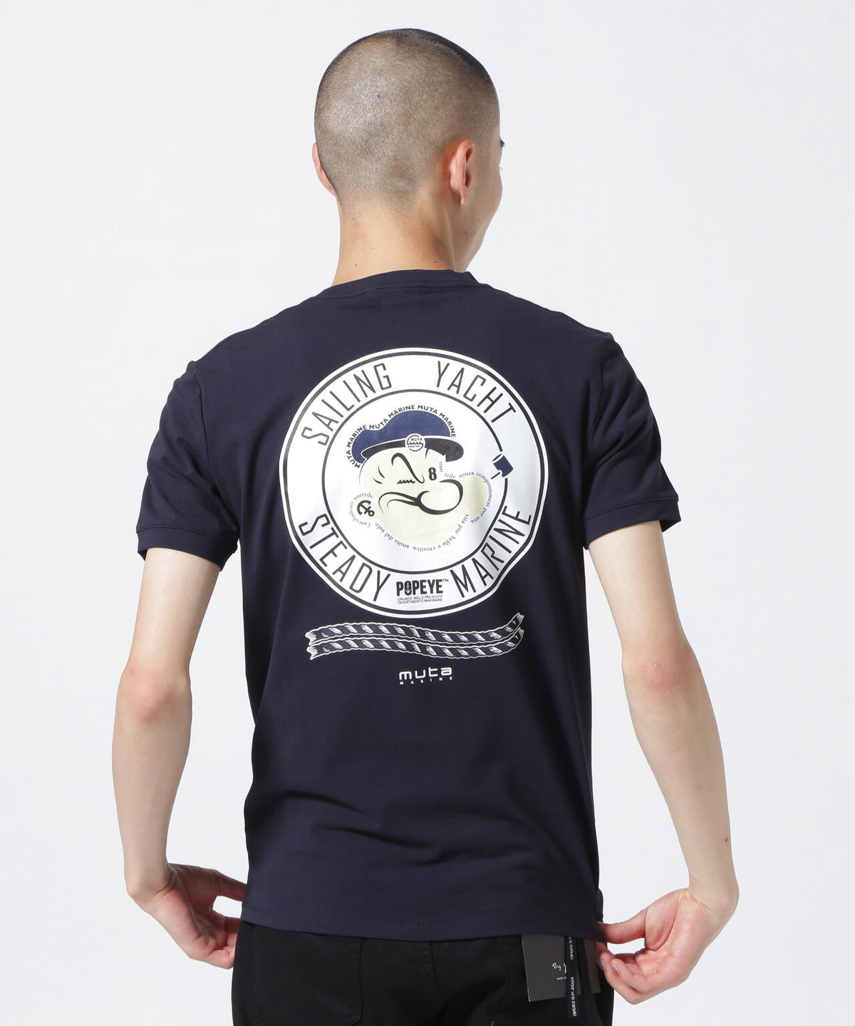 muta MARINE/ムータ マリン/POPEYE meets muta MARINE STEADY Tシャツ