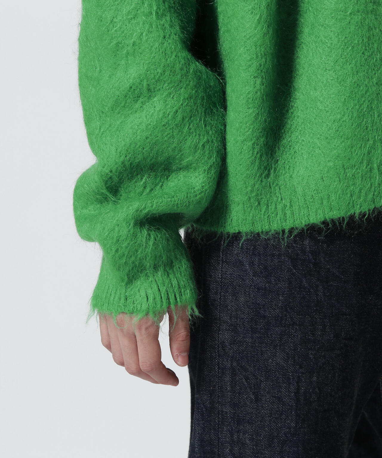 SAINT MICHAEL/セント マイケル/CARDIGAN/MOHAIR/GREEN