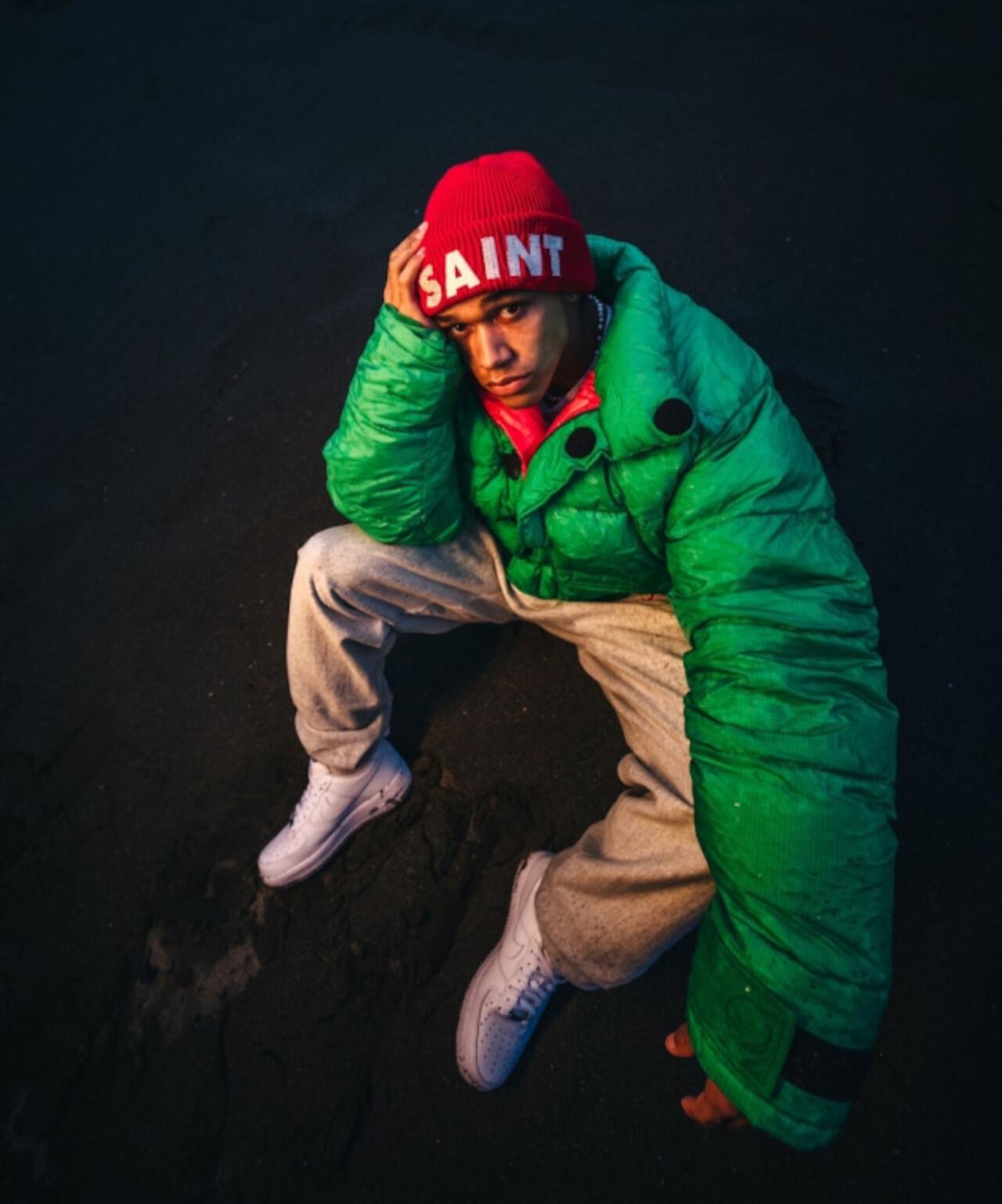 SAINT MICHAEL/セントマイケル/DOWN JACKET/GREEN