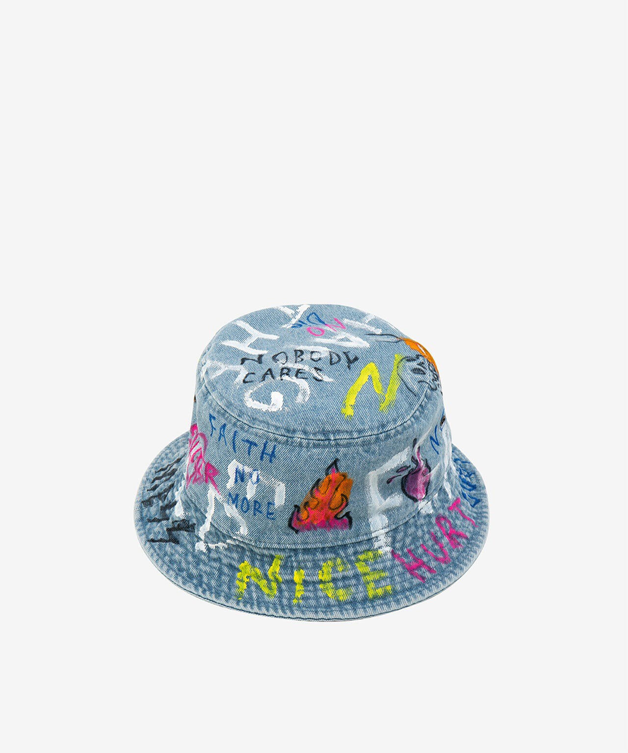guernika/ゲルニカ/HAND PAINTED HAT/Denim