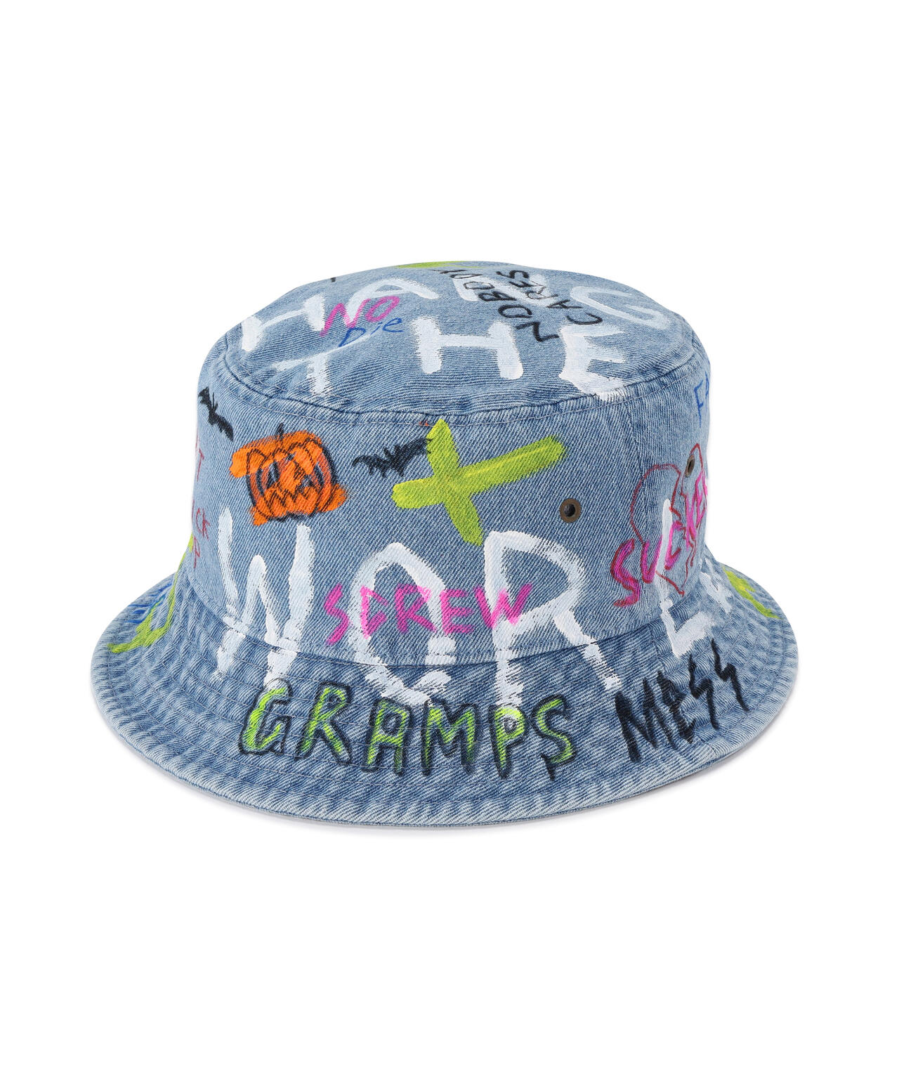 guernika/ゲルニカ/HAND PAINTED HAT/Denim
