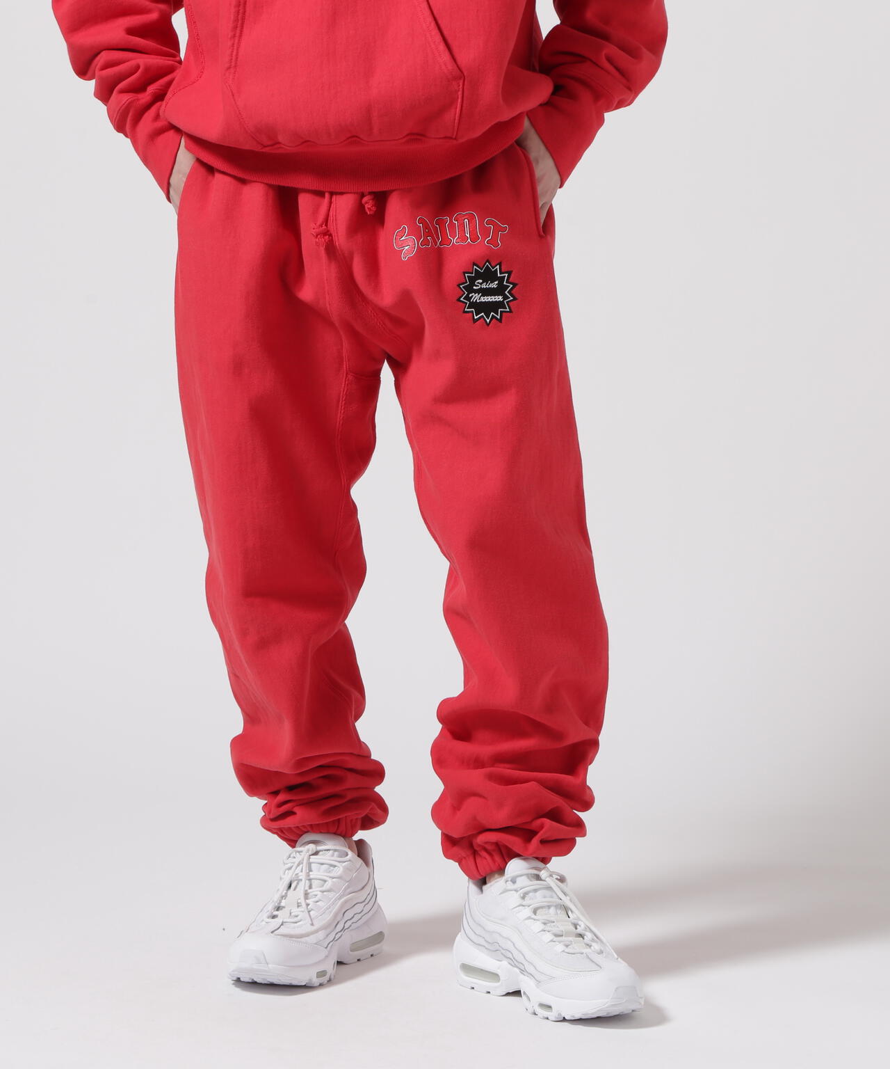 SAINT MICHAEL/セント マイケル/SWT PANTS/ARCH SAINT/RED