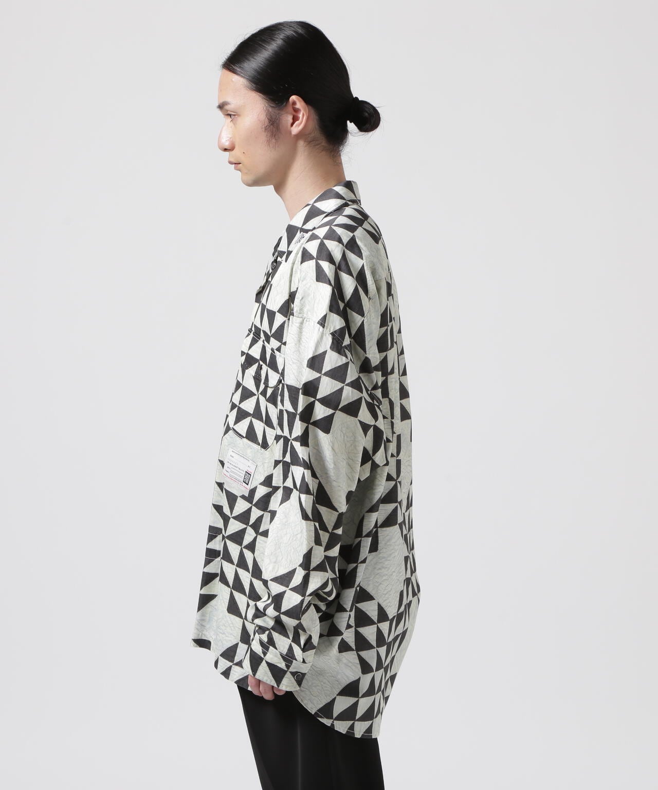 Maison MIHARAYASUHIRO/メゾン ミハラヤスヒロ/TRIANGLE QUILT PT LS SHIRT