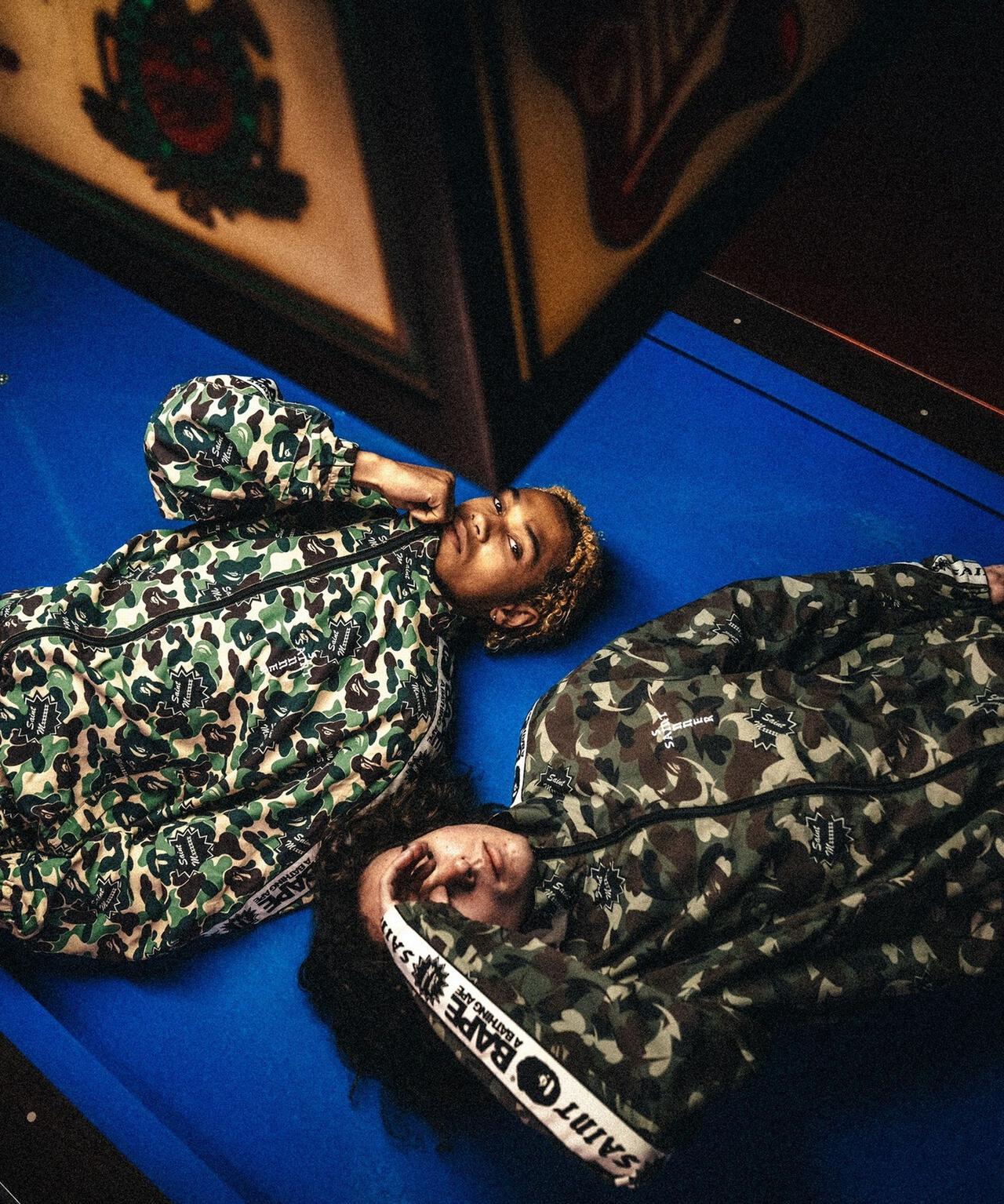 SAINT MICHAEL/セントマイケル×ア・ベイシング・エイプ/TRACK JKT/ST APE