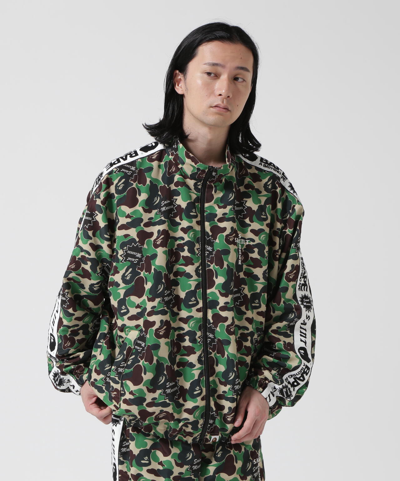 SAINT MICHAEL/セントマイケル×ア・ベイシング・エイプ/TRACK JKT/ST APE