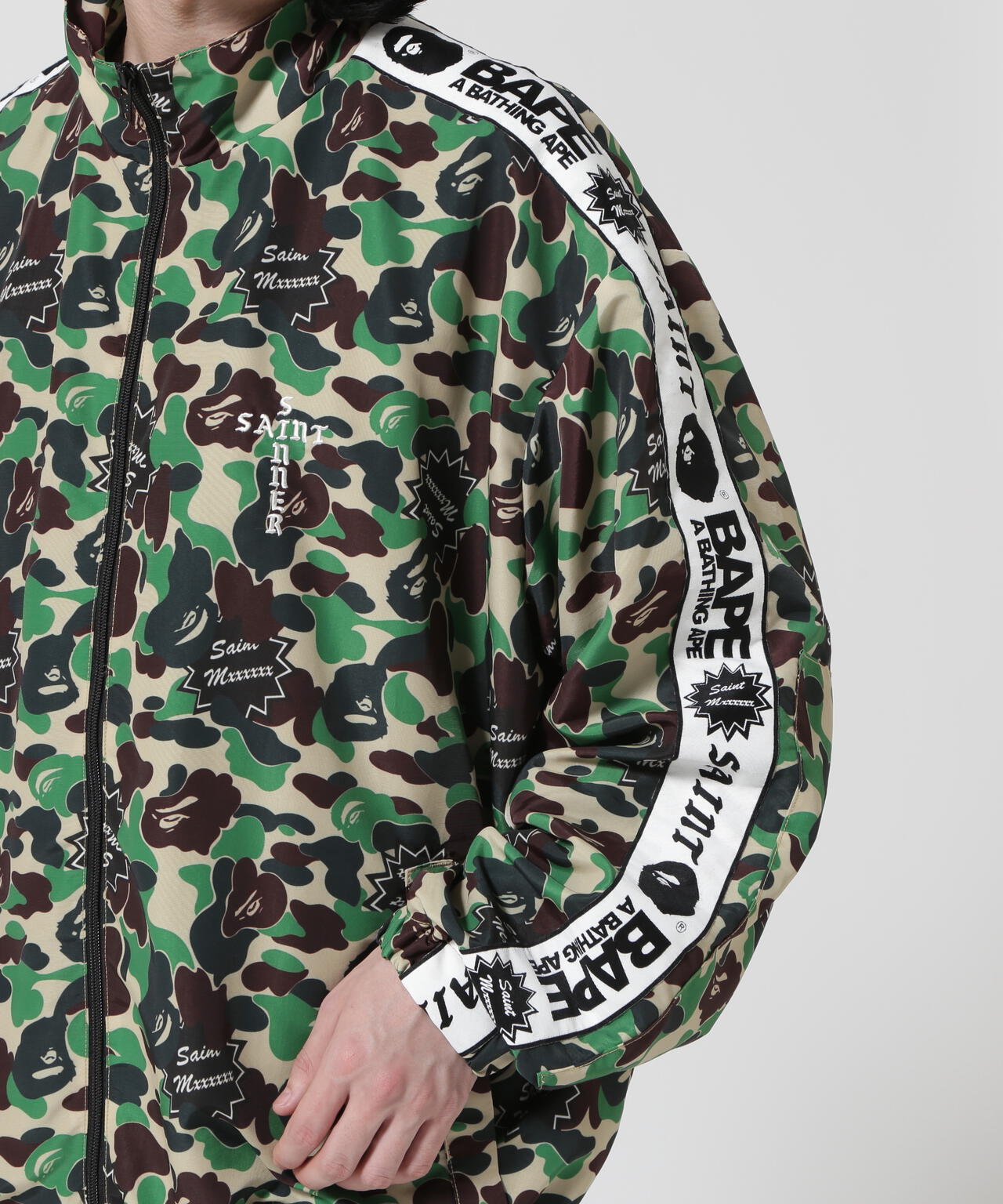 SAINT MICHAEL/セントマイケル×ア・ベイシング・エイプ/TRACK JKT/ST APE