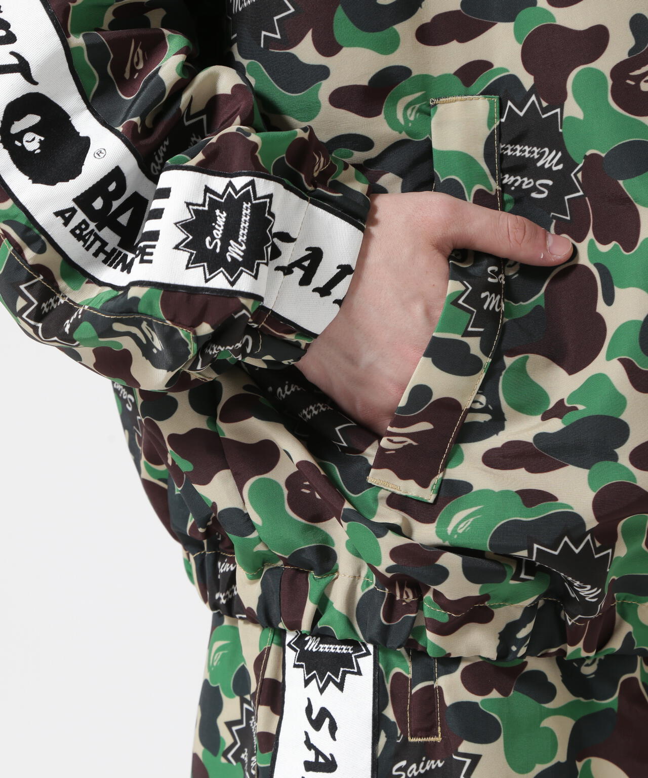 SAINT MICHAEL/セントマイケル×ア・ベイシング・エイプ/TRACK JKT/ST APE