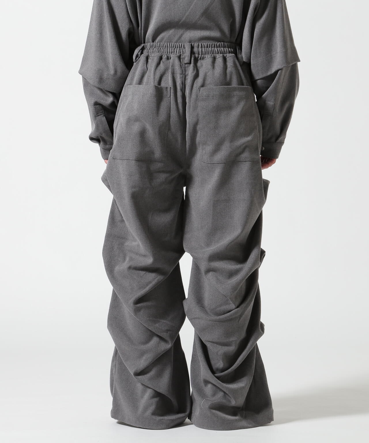 A.F ARTEFACT/エーエフ・アーティファクト/Serge Tuck Wide Pants