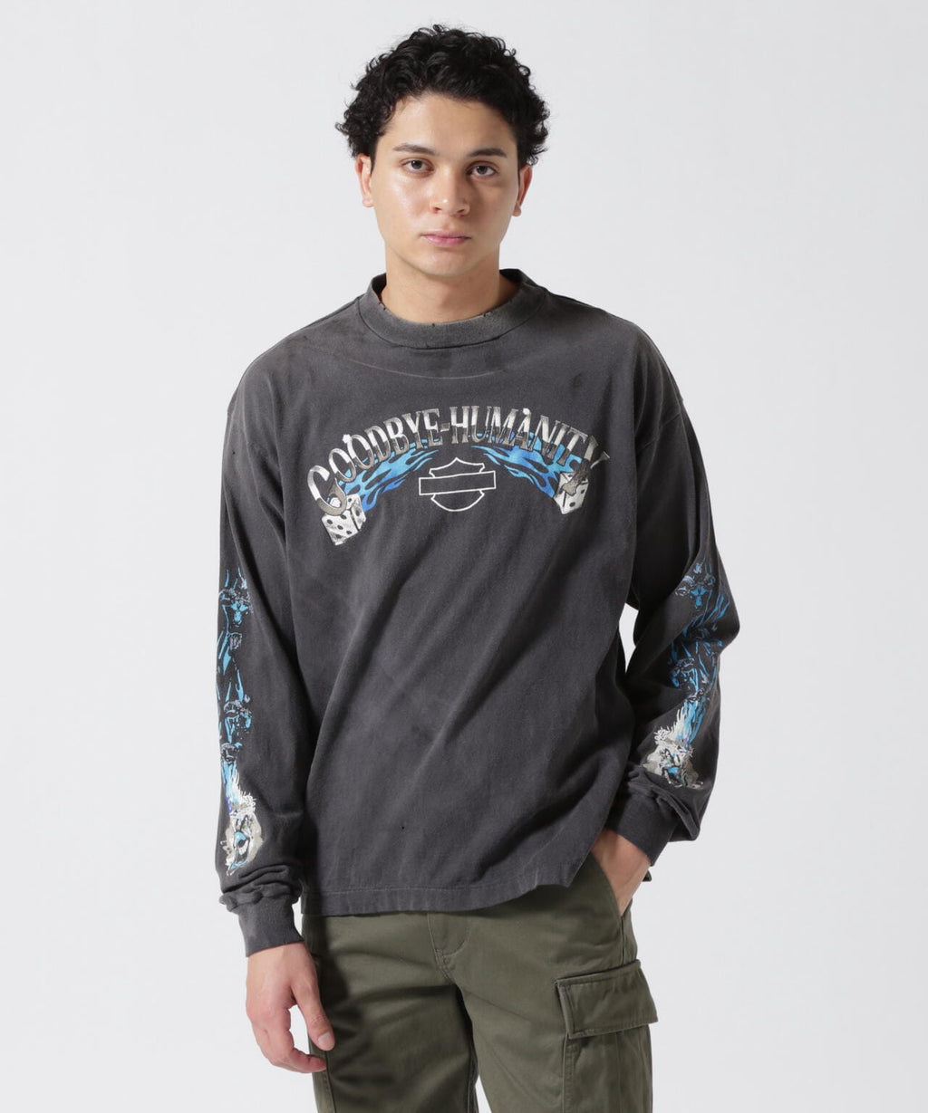 SAINT MICHAEL/セントマイケル/LS TEE/BTFL BASTARS/BLACK | ROYAL 
