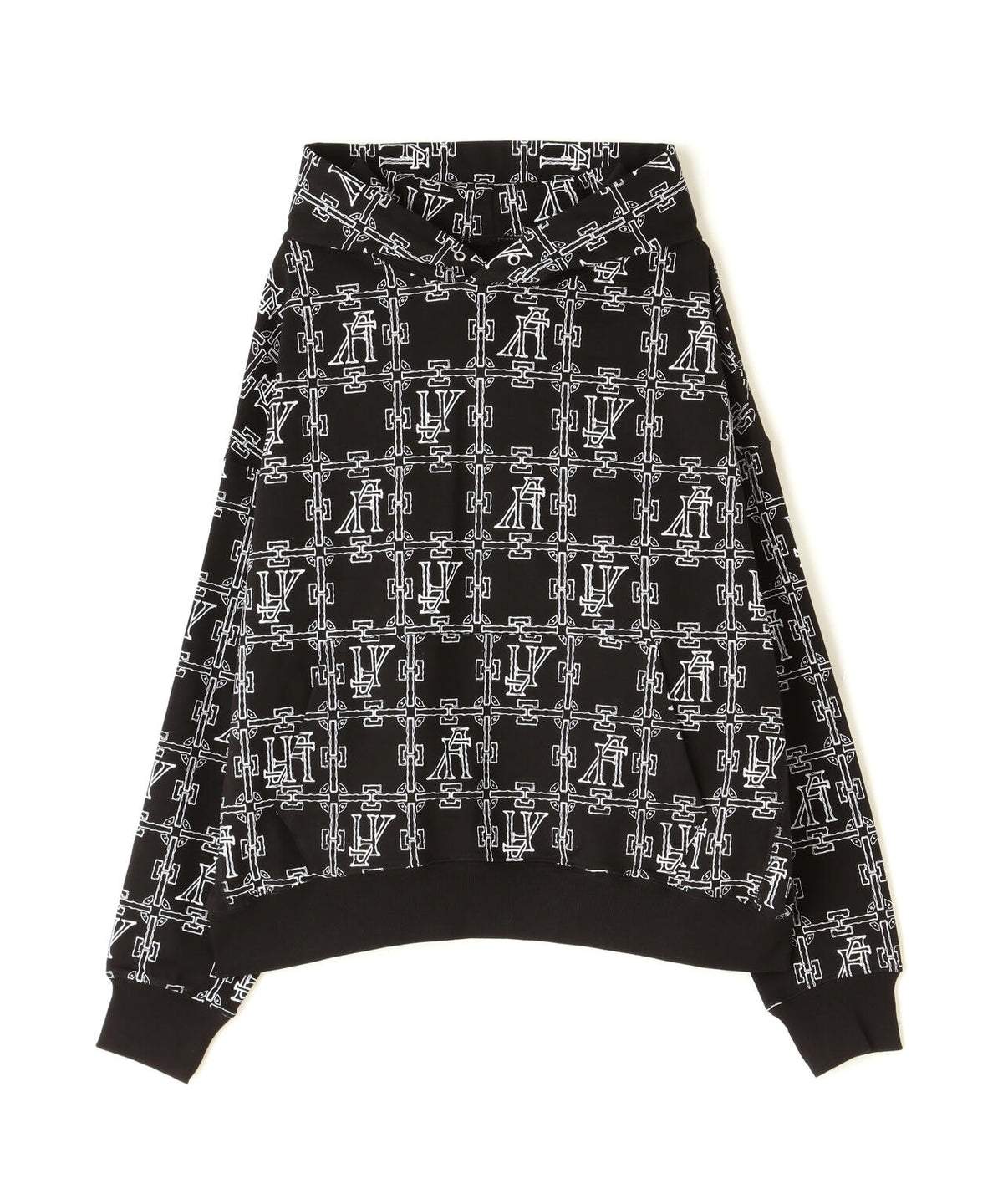 A.F ARTEFACT/エーエフ・アーティファクト/MONOGRAM PATTERN HOODIE
