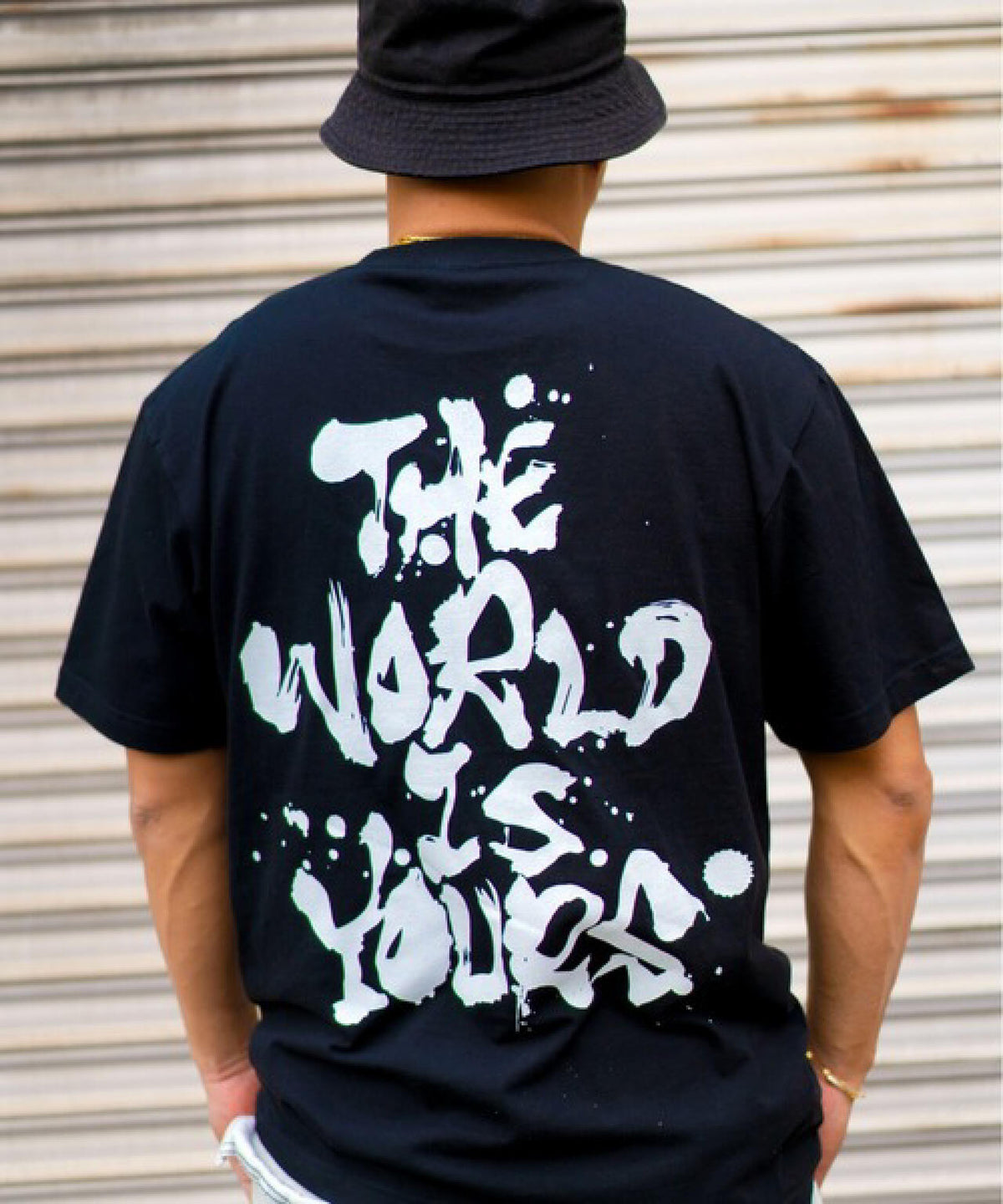 NO NAME_ME/ノーネームミー/THE WORLD IS YOURS TEE