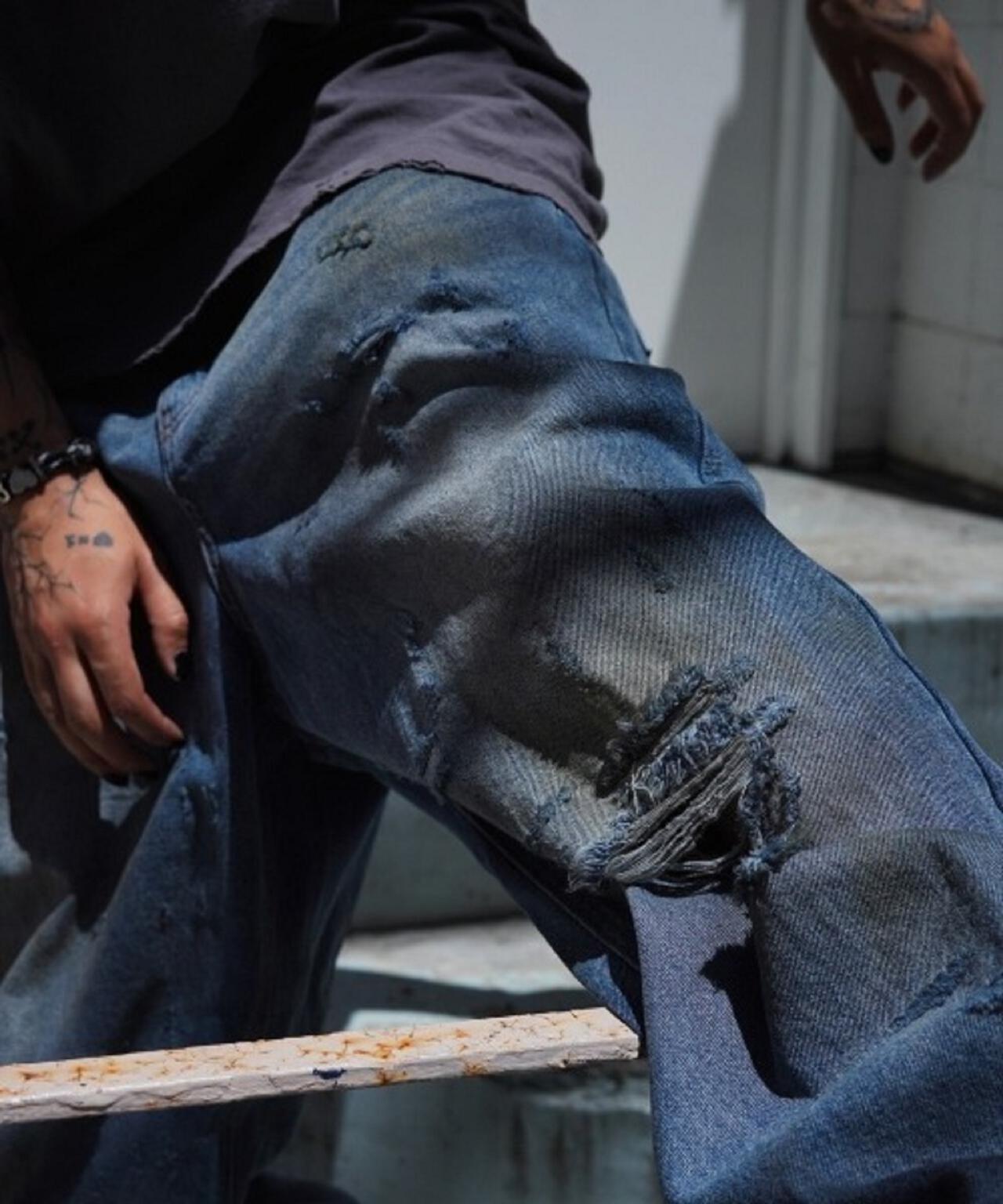 FR(13)NDS/フレンズ/HDKダメージワイドパンツ