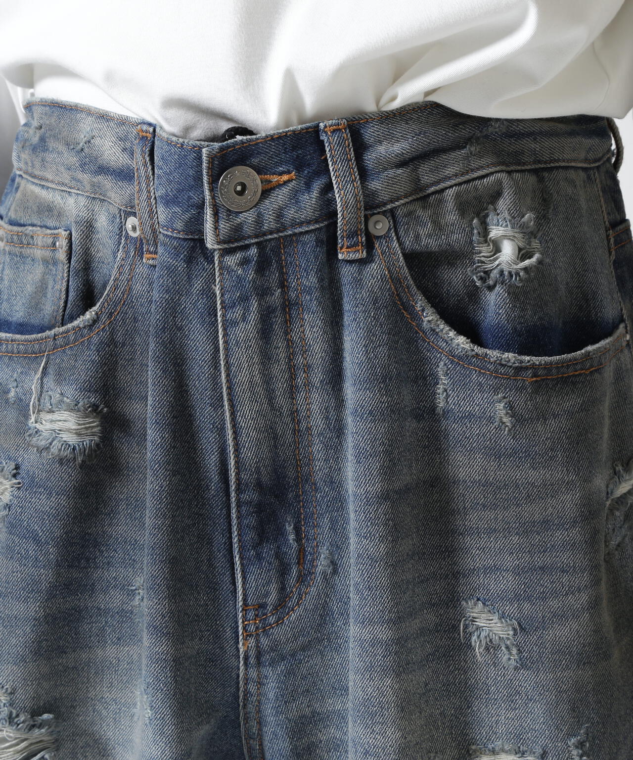 FR(13)NDS/フレンズ/HDKダメージワイドパンツ