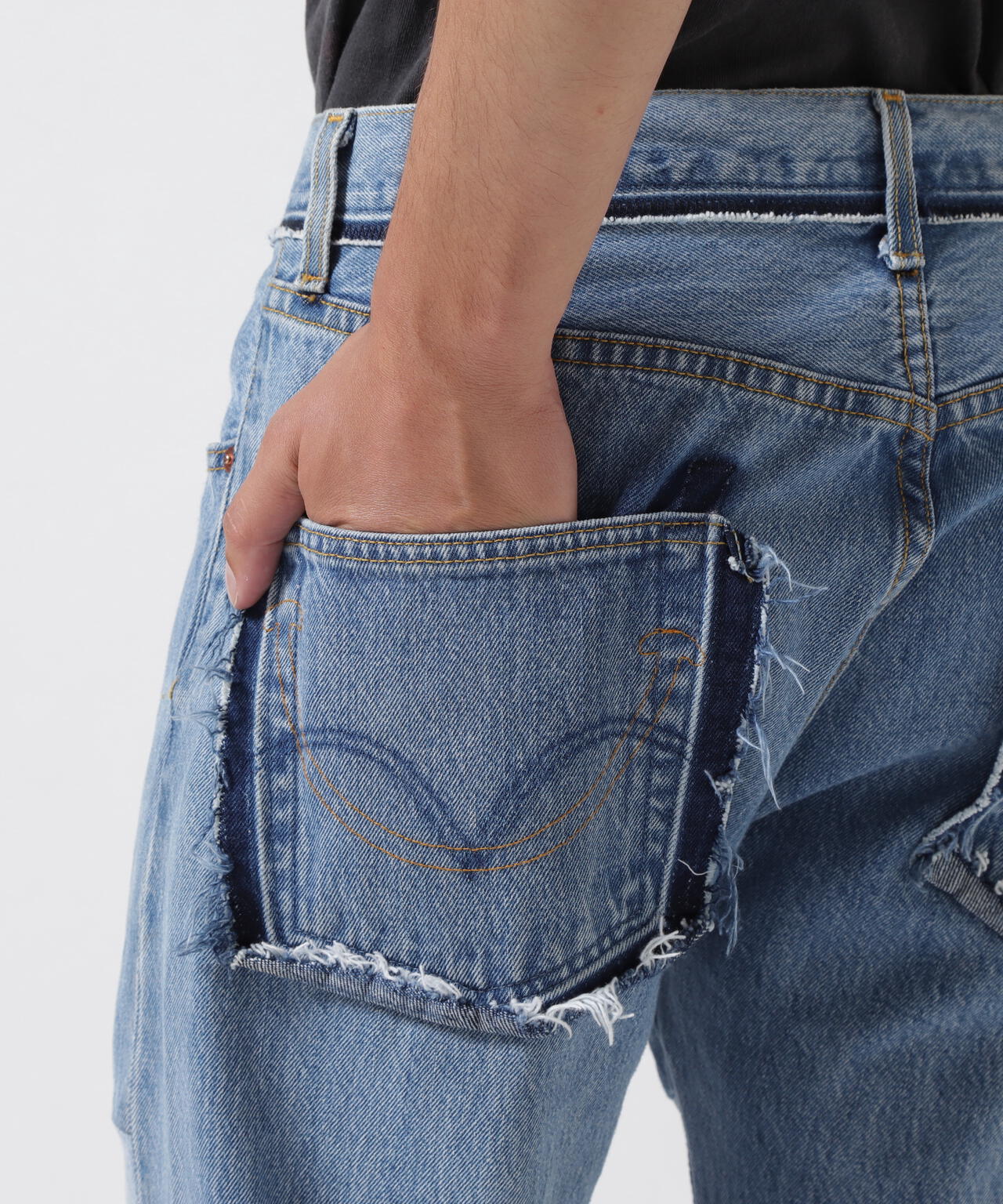 READYMADE/レディーメイド/DENIM FLARE PANTS