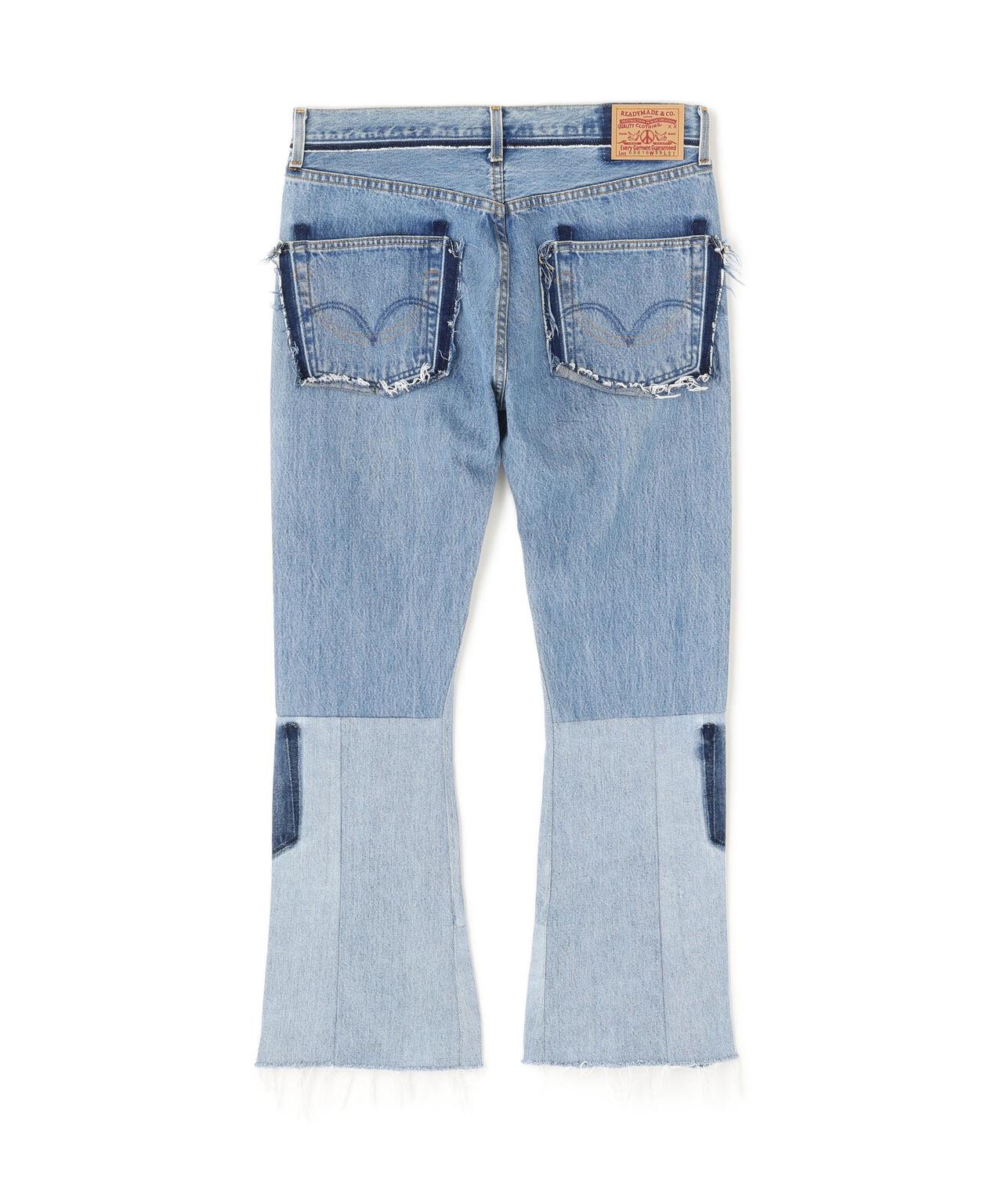 READYMADE/レディーメイド/DENIM FLARE PANTS