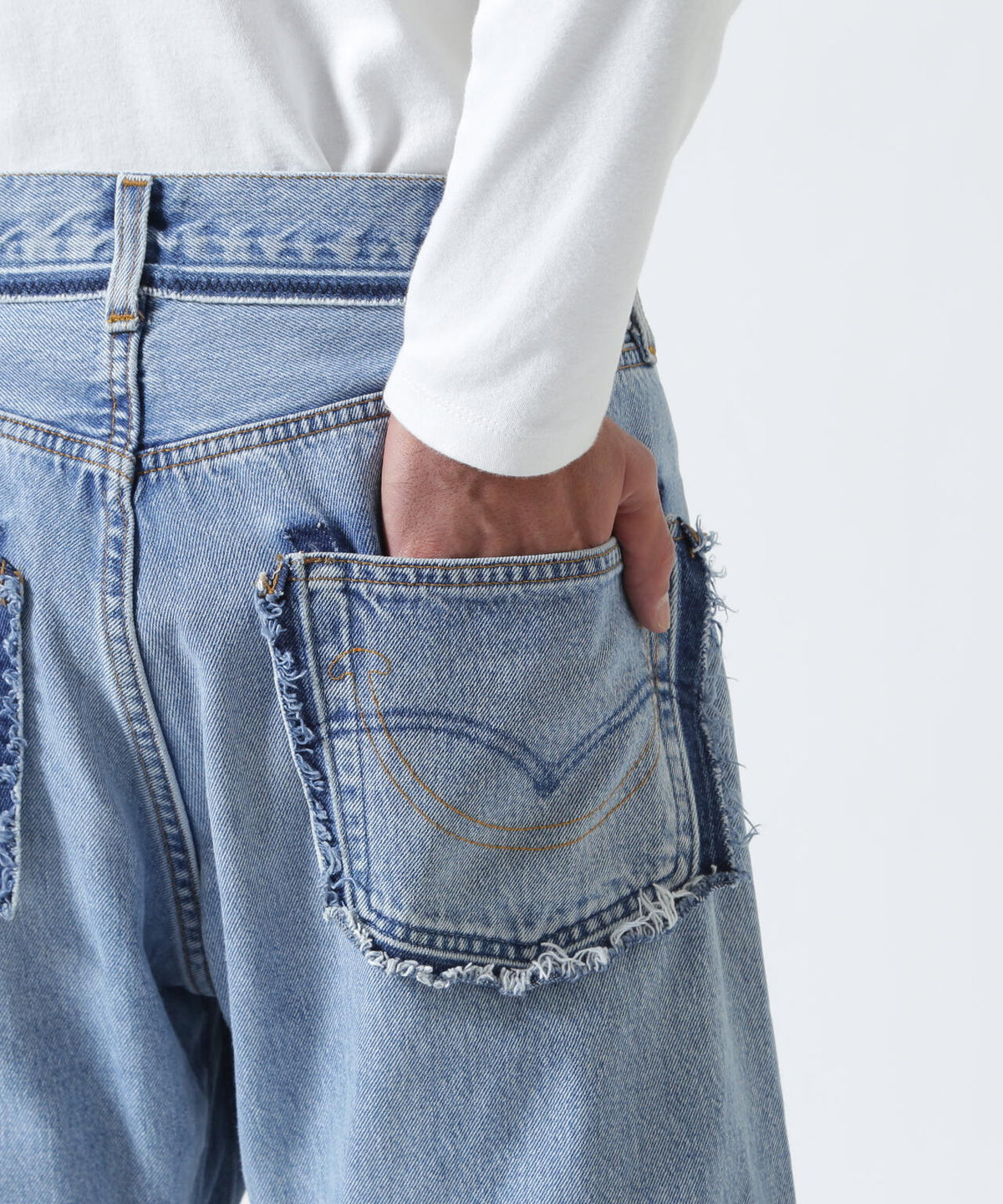 READYMADE/レディーメイド/DENIM FLARE PANTS