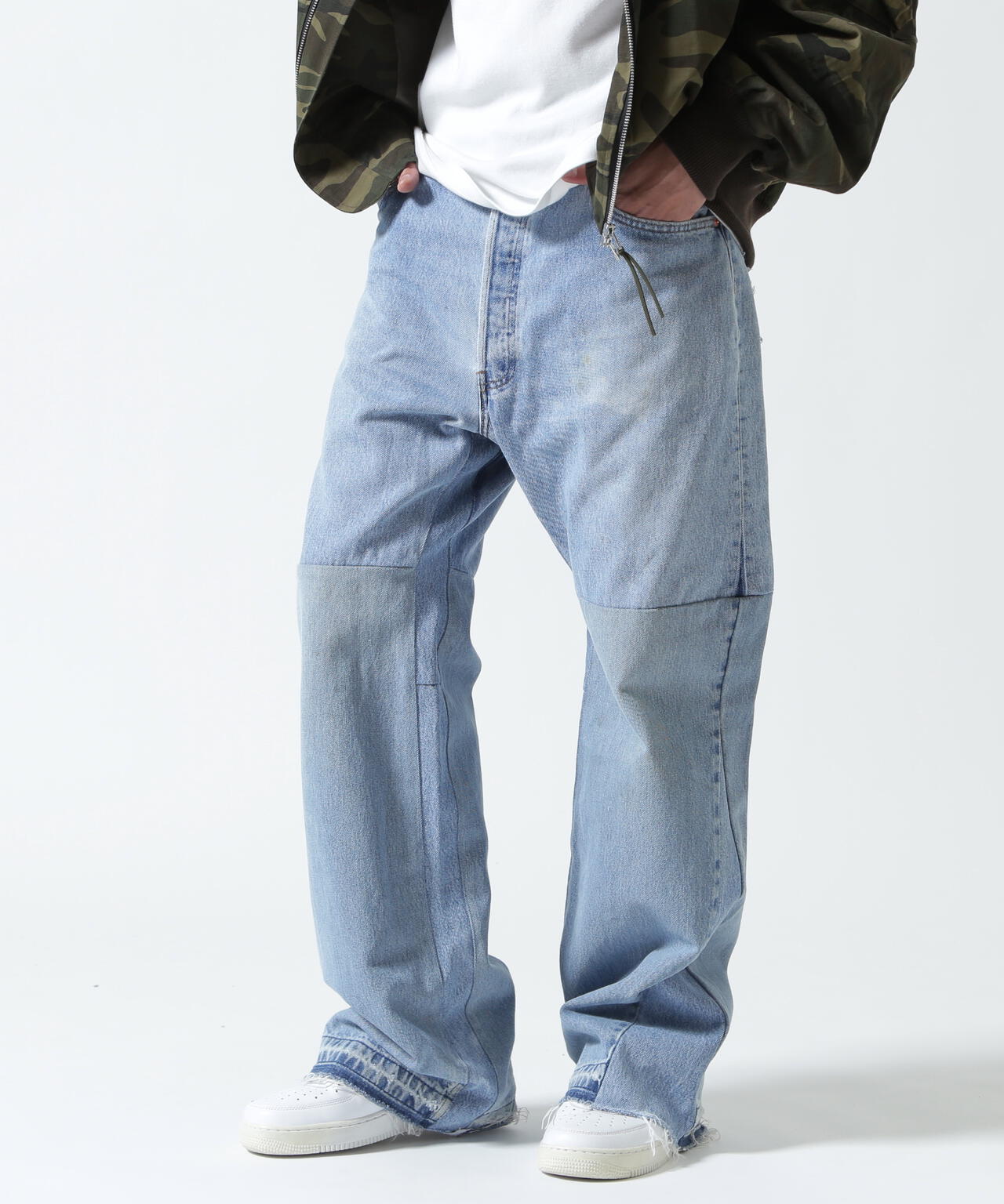 READYMADE/レディーメイド/DENIM FLARE PANTS