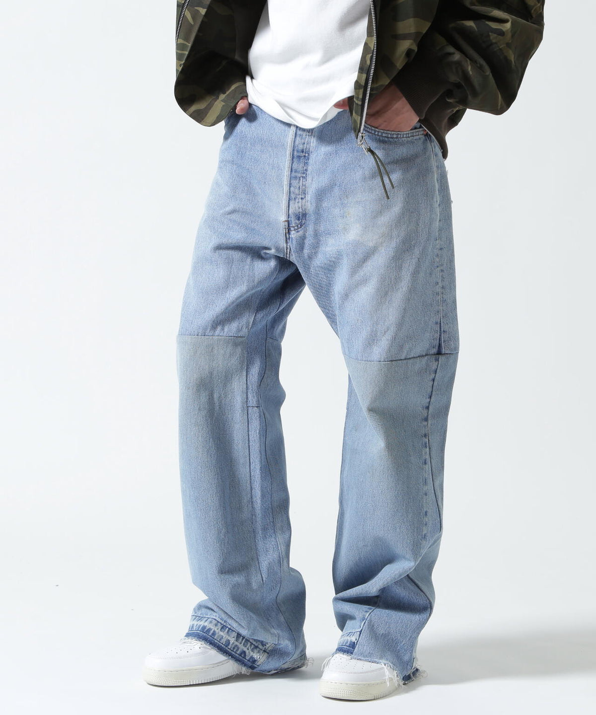 READYMADE/レディーメイド/DENIM FLARE PANTS