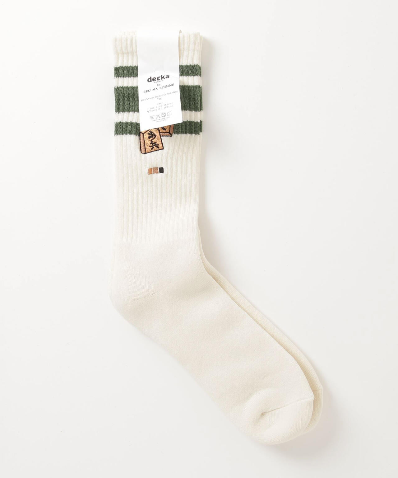 decka Quality socks/デカ クォリティソックス/80's Skater Socks
