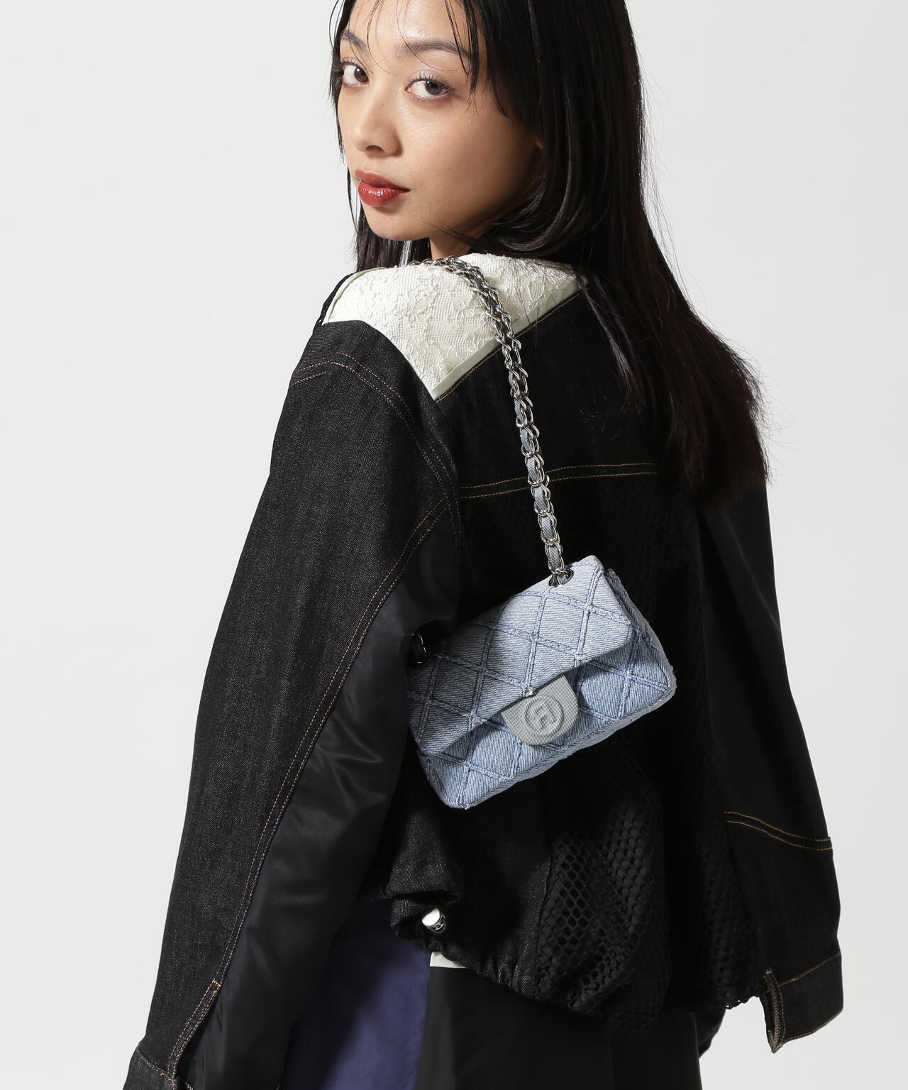 READYMADE/レディーメイド/RHOMBUS CH BG NANO/BU