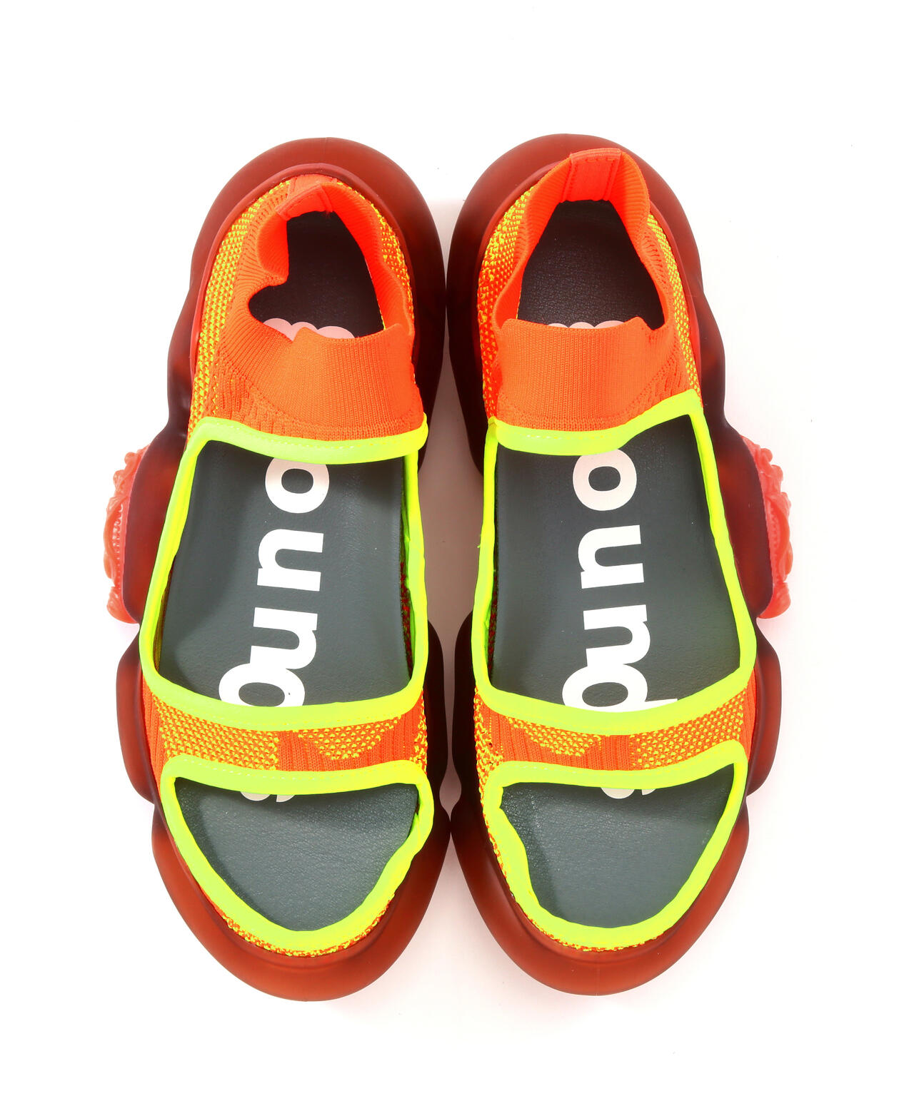 grounds/グラウンズ/MOOPIE AS1 SANDAL ORANGE YELLOW
