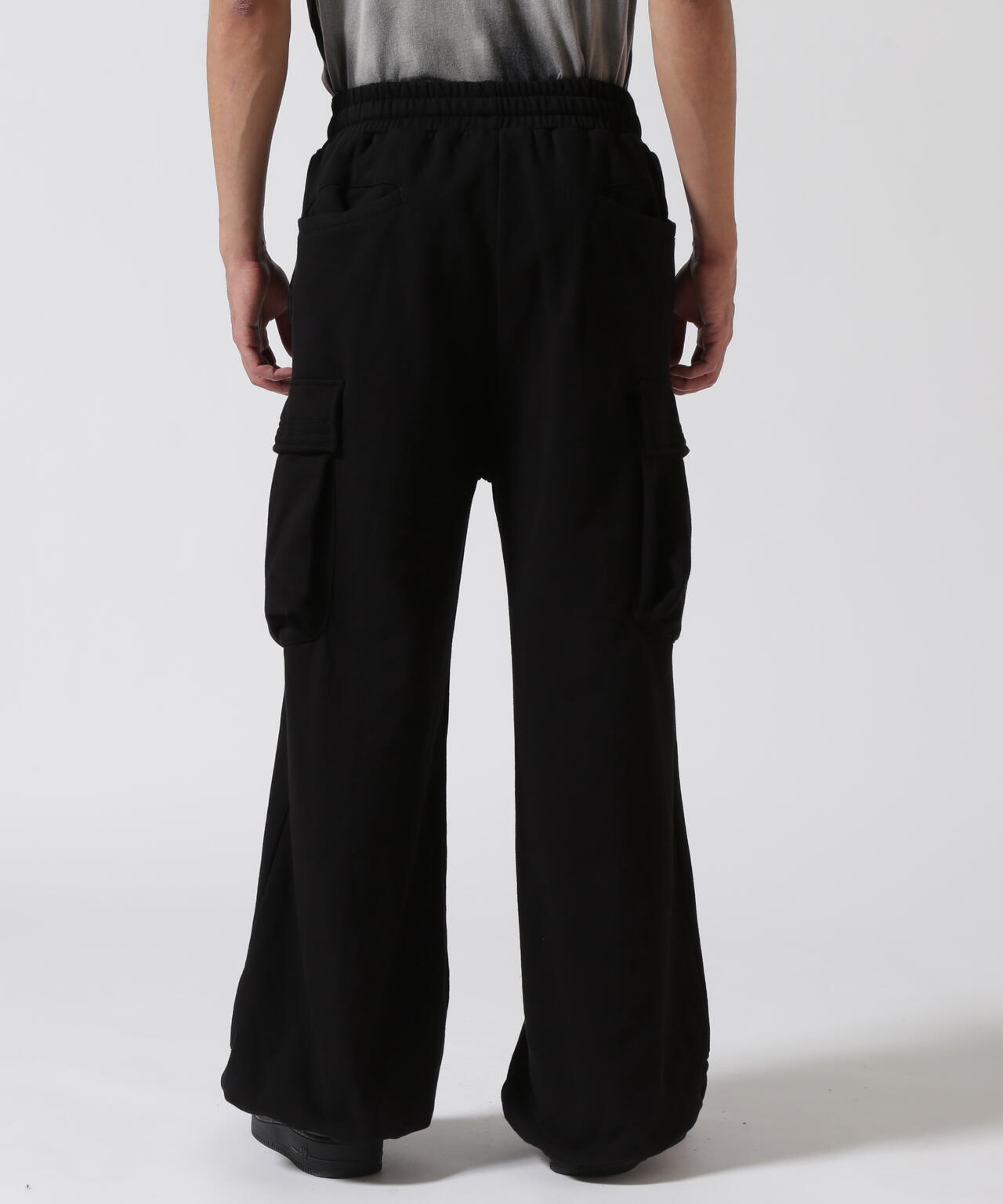 KMRii/ケムリ/Sweat Wide Cargo Pants