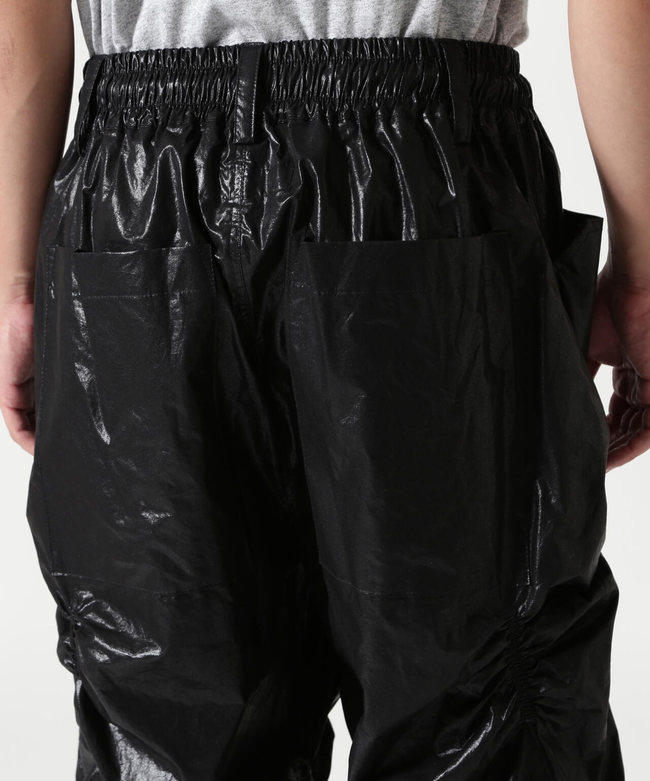 A.F ARTEFACT/エーエフ・アーティファクト/COATING RANDAM GATHER WIDE PANT