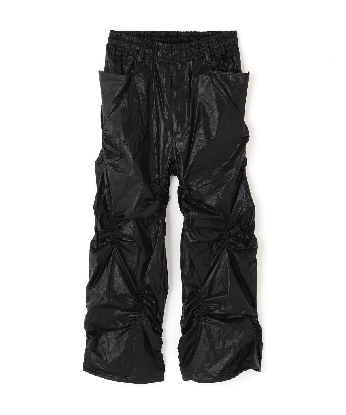 A.F ARTEFACT/エーエフ・アーティファクト/COATING RANDAM GATHER WIDE PANT