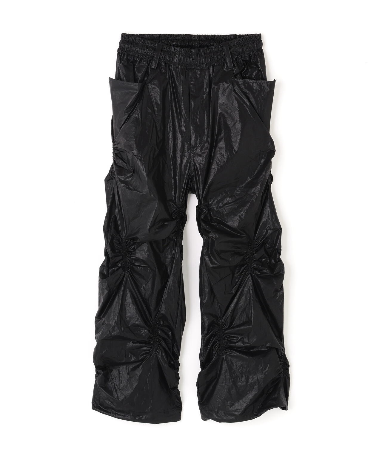 A.F ARTEFACT/エーエフ・アーティファクト/COATING RANDAM GATHER WIDE PANT