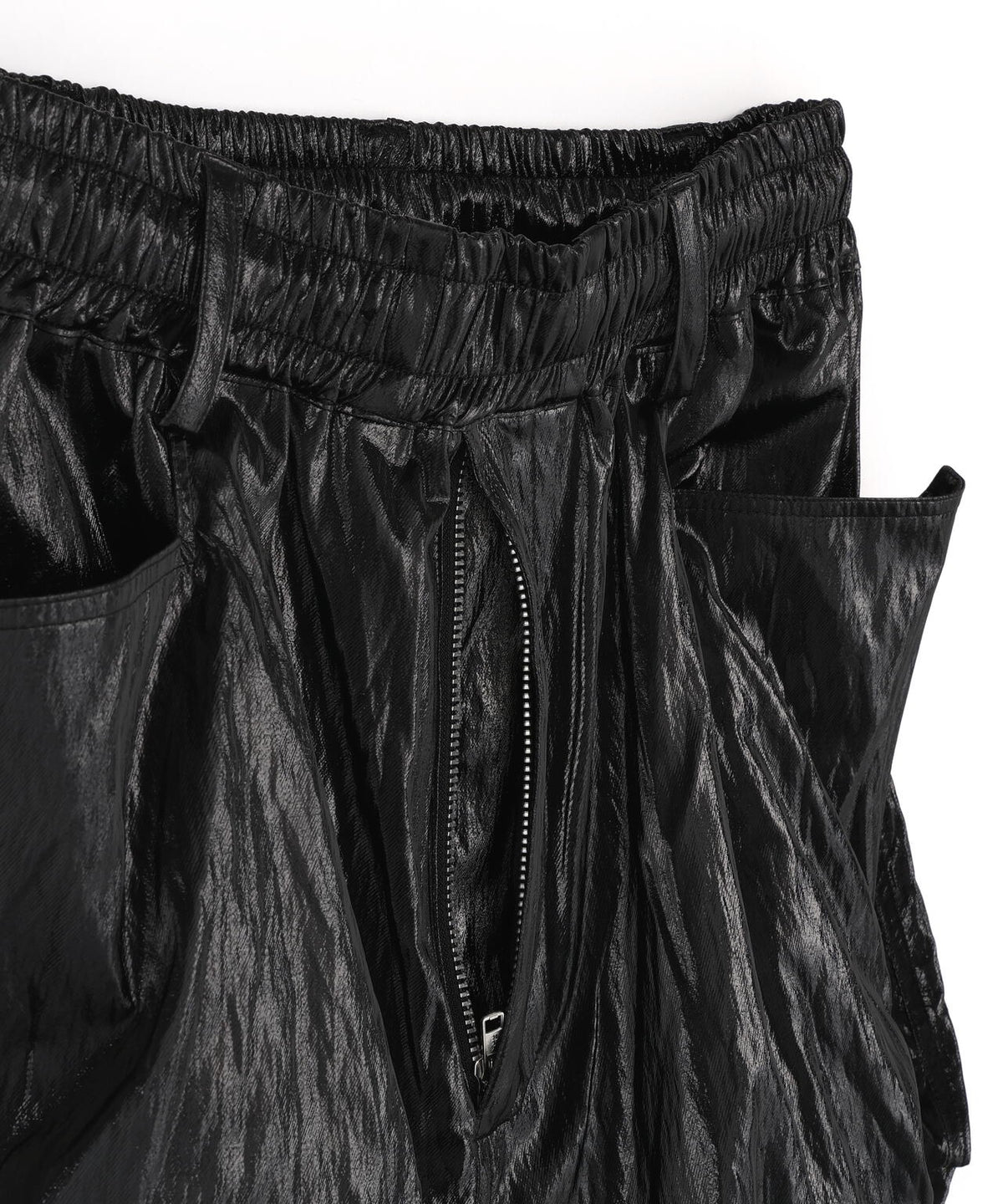 A.F ARTEFACT/エーエフ・アーティファクト/LEATER TEX GATHER WIDE PANT