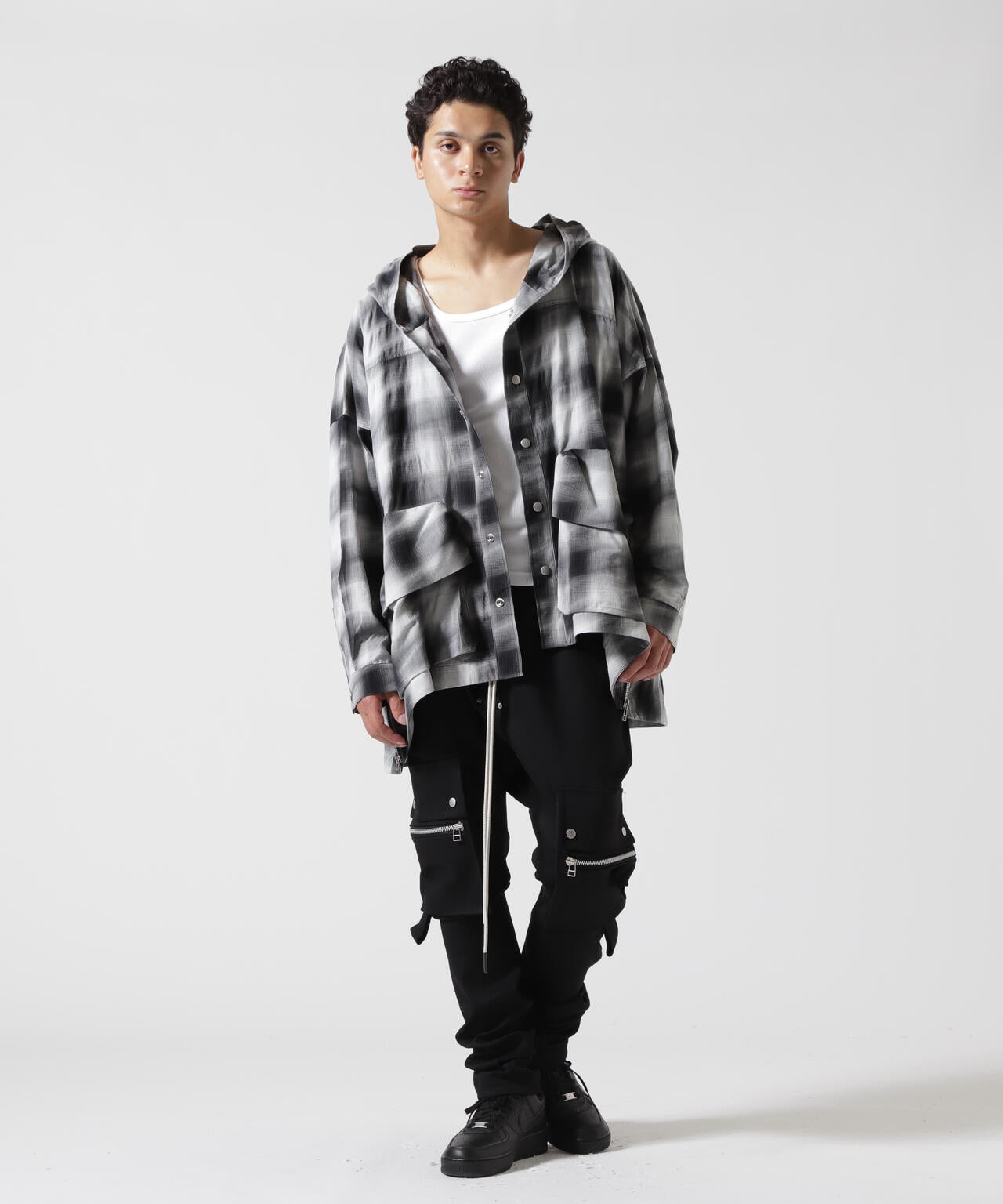 A.F ARTEFACT/エーエフ・アーティファクト/STRECH DENIM SAROUEL SKINNY